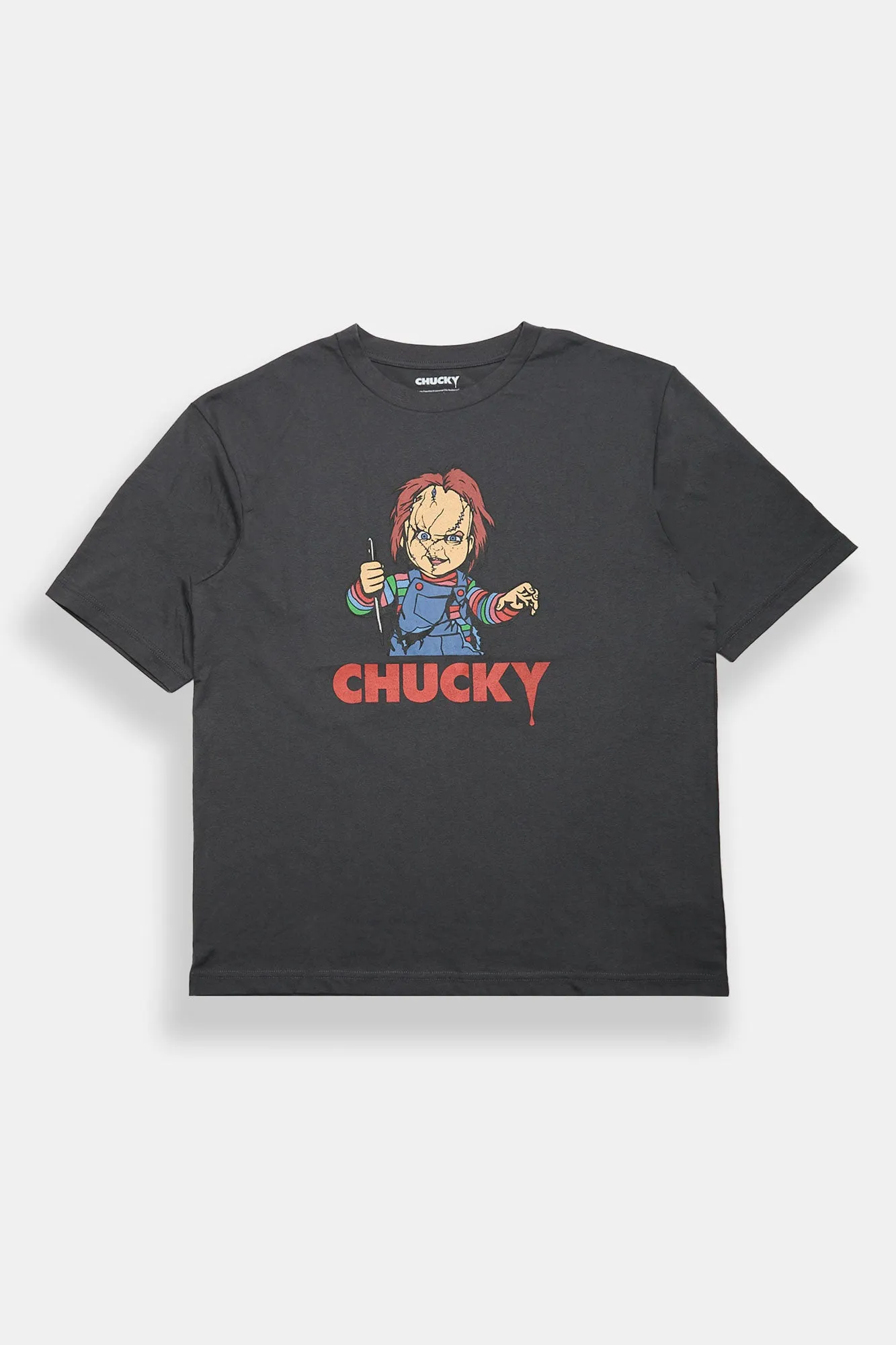 Chucky Wanna Play Graphic Oversized T-Shirt sold by West49
