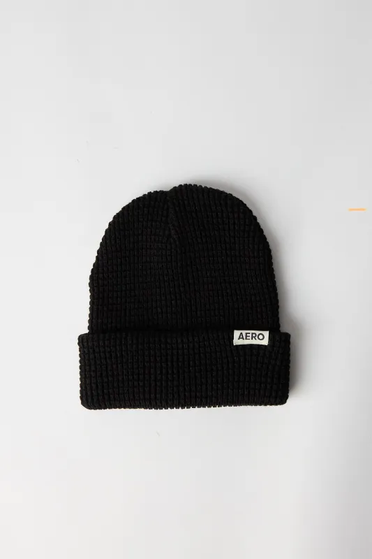 AERO Waffle Knit Beanie made by Aeropostale