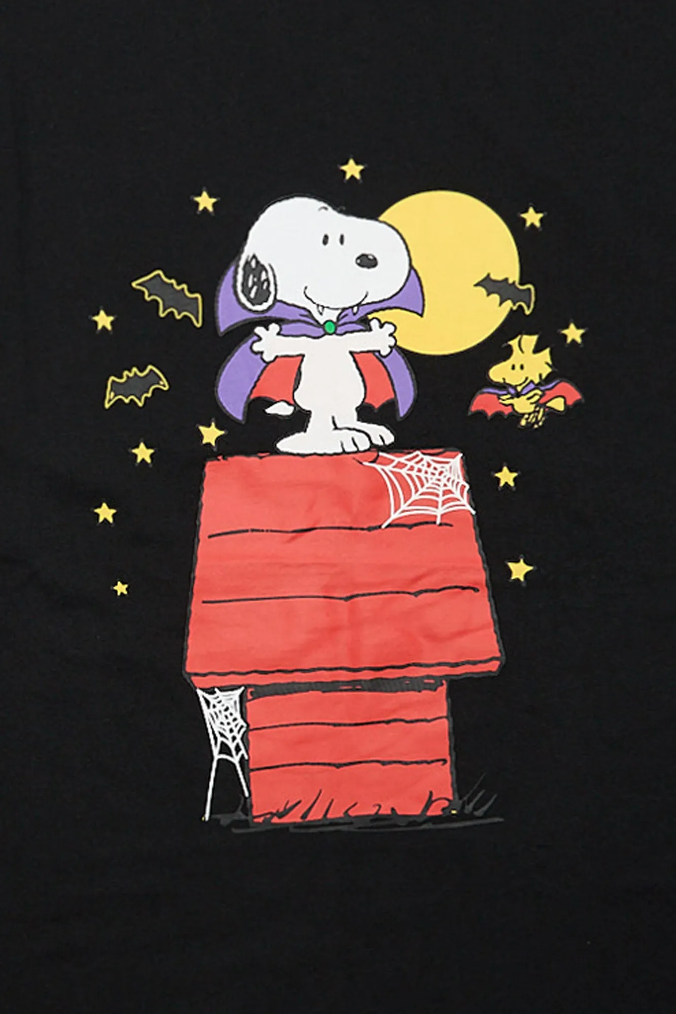 Peanuts Snoopy & Woodstock Vampire Graphic Oversized T-Shirt sold by West49 product image thumbnail 2