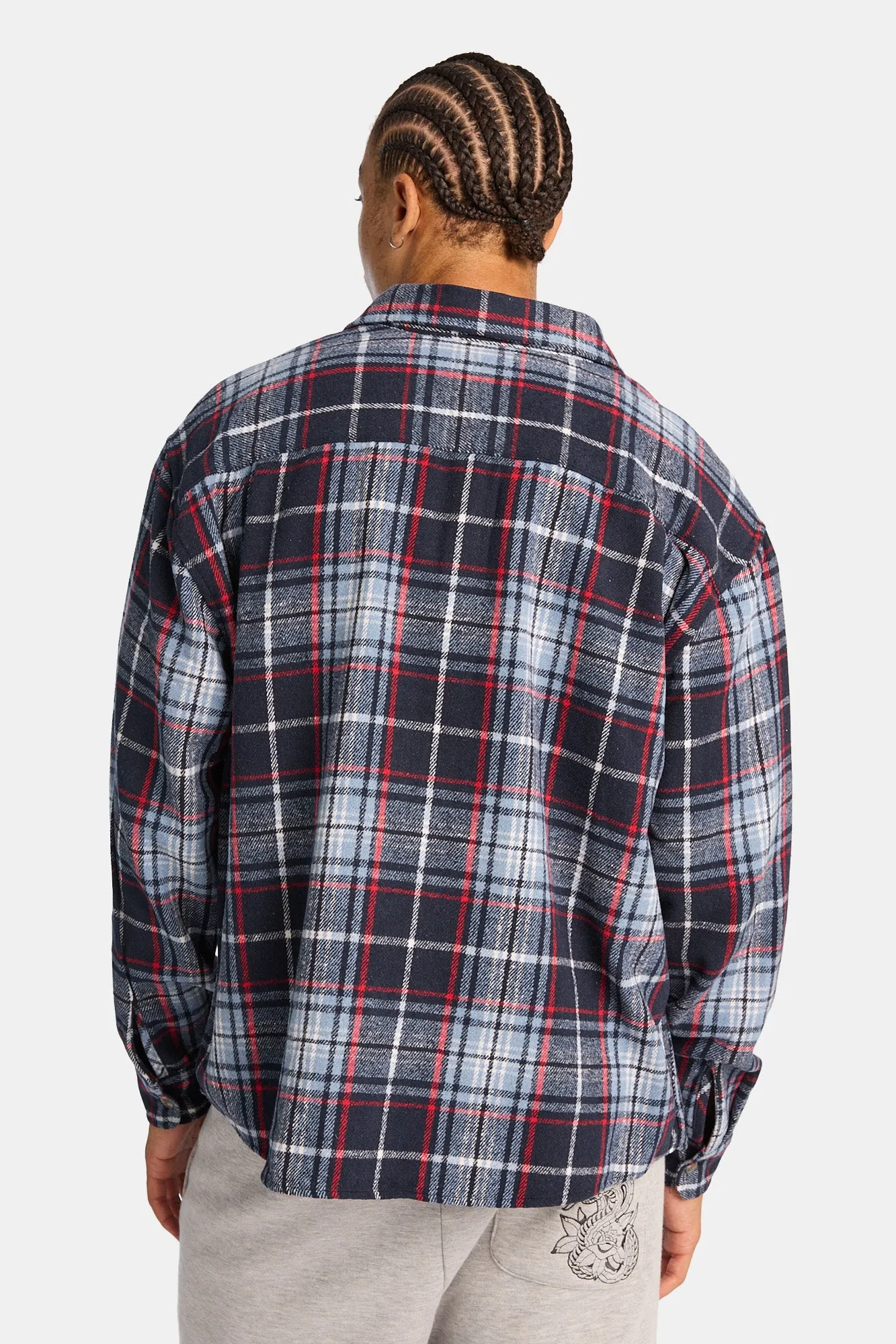 Plaid Button-Up Relaxed Shirt sold by West49 product image thumbnail 3