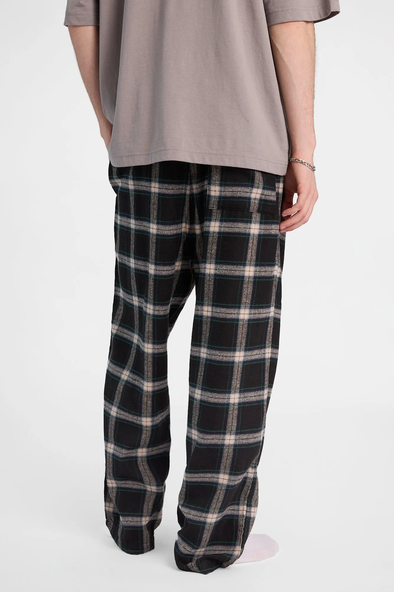 Classic Windowpane Plaid Pajama Pants sold by West49 product image thumbnail 3