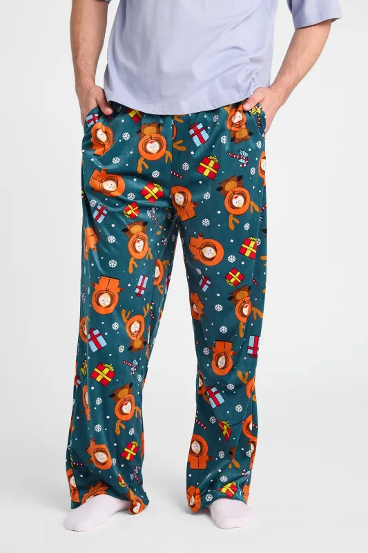 Pantalon de pyjama à imprimé de rennes South Park made by West49