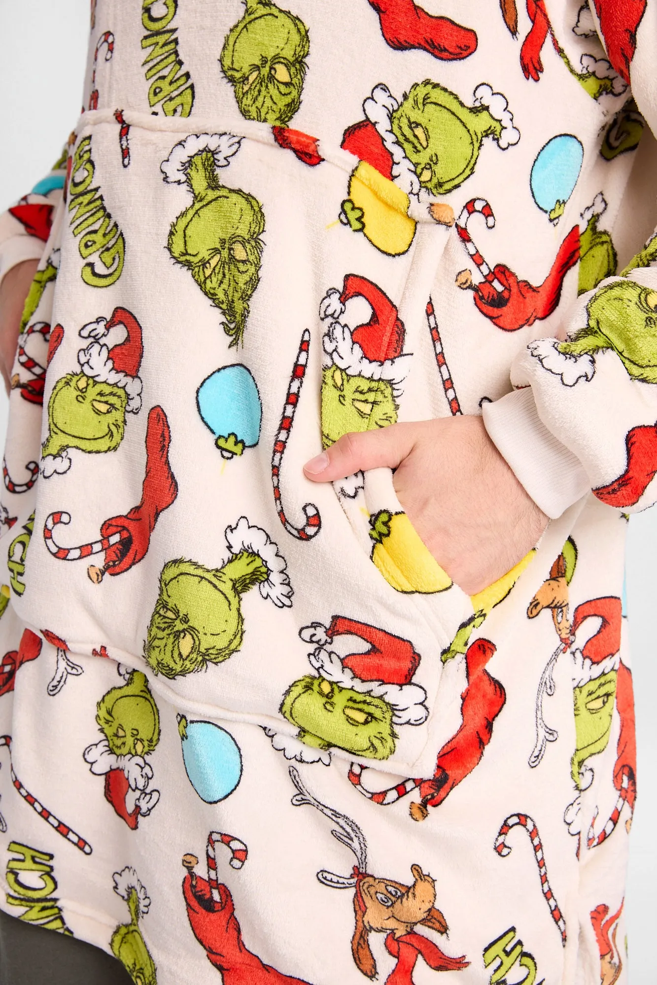The Grinch Graphic Oversized Blanket Hoodie sold by West49 product image thumbnail 5