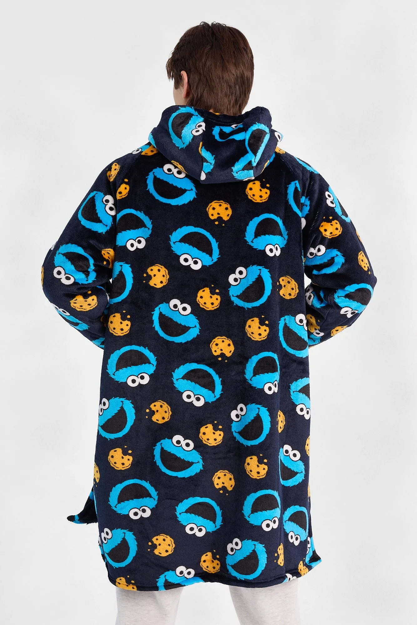 Haut à capuchon couverture imprimé Cookie Monster sold by West49 product image thumbnail 3