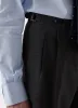 August High Twist Wool Trousers - Mid Grey sold by Berg & Berg