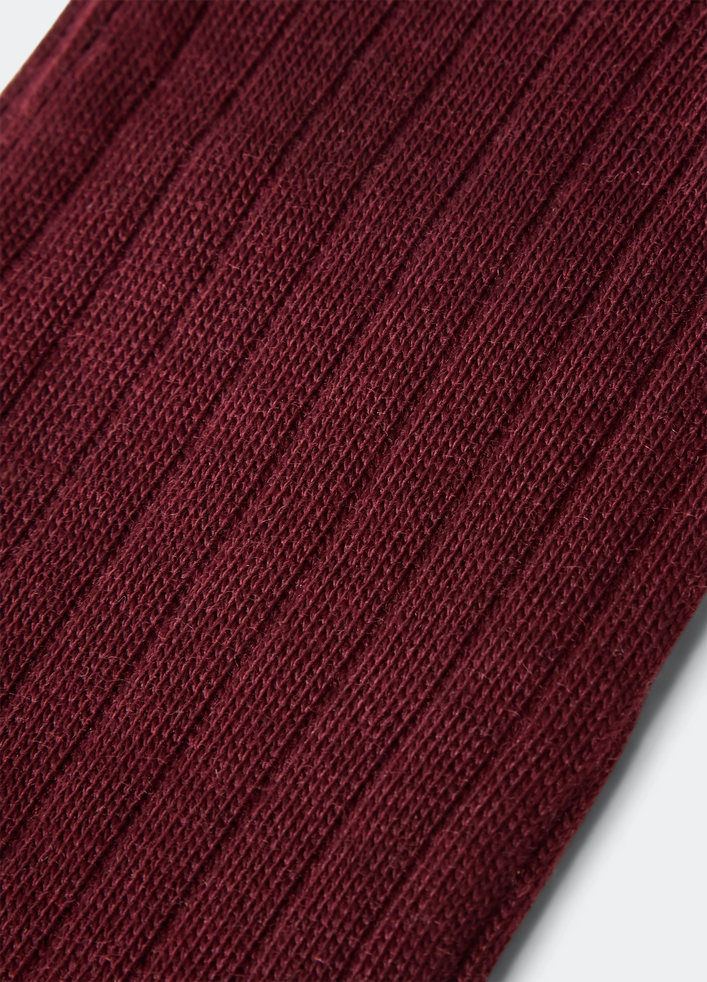 Over the Calf Wool Socks - Bordeaux sold by Berg & Berg product image thumbnail 2