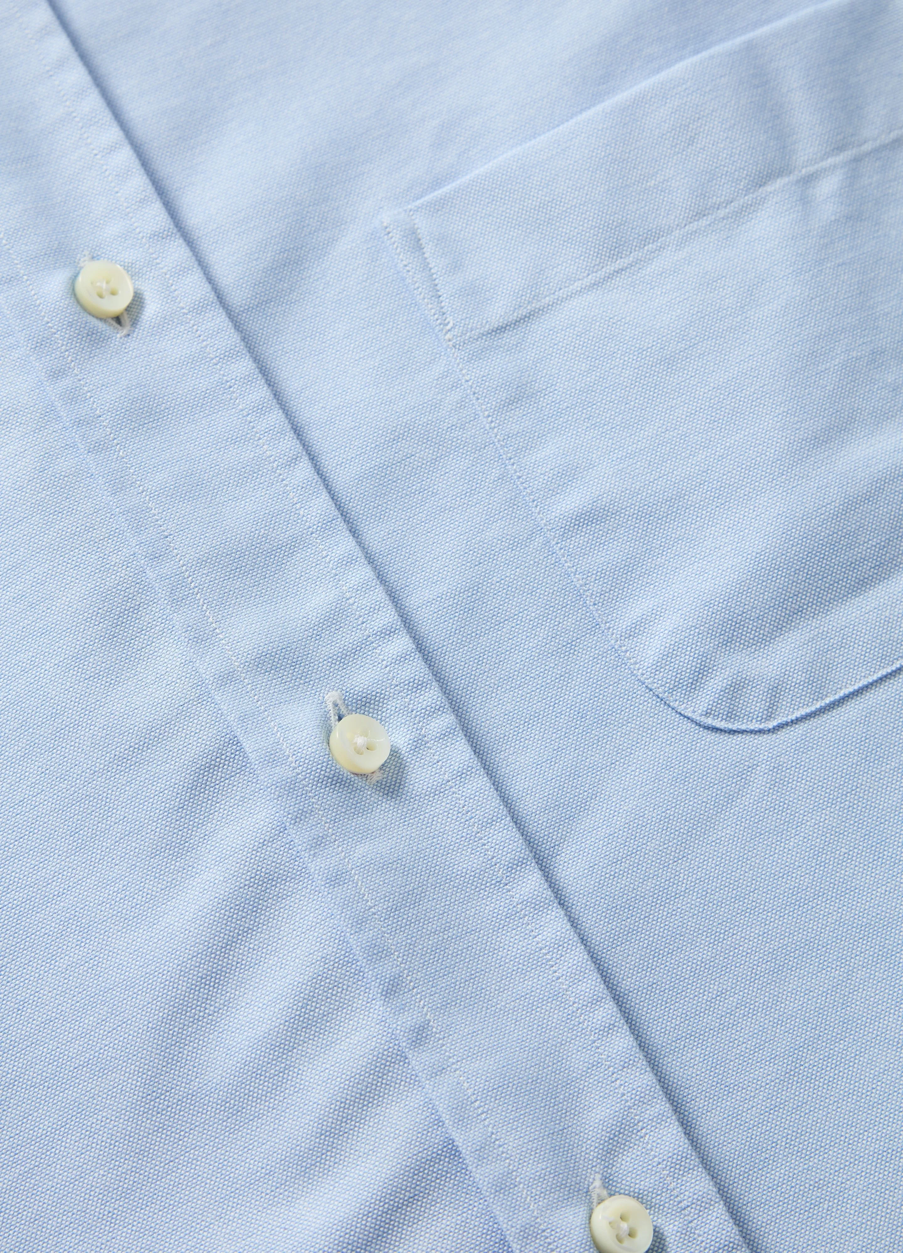 Fabian Oxford Turndown Collar Shirt - Light Blue sold by Berg & Berg product image thumbnail 2
