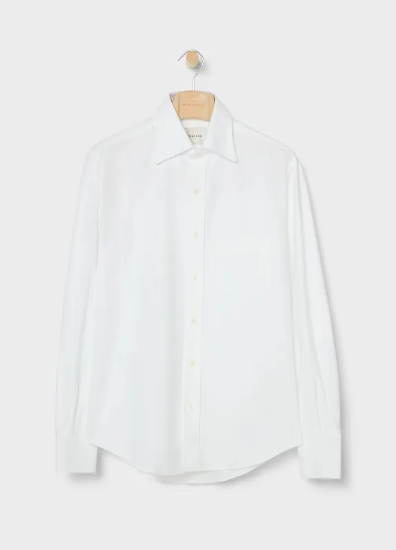 Fabian Oxford Turndown Collar Shirt - White sold by Berg & Berg