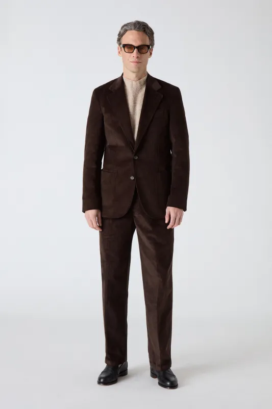 Dante Unlined Corduroy Jacket - Brown sold by Berg & Berg