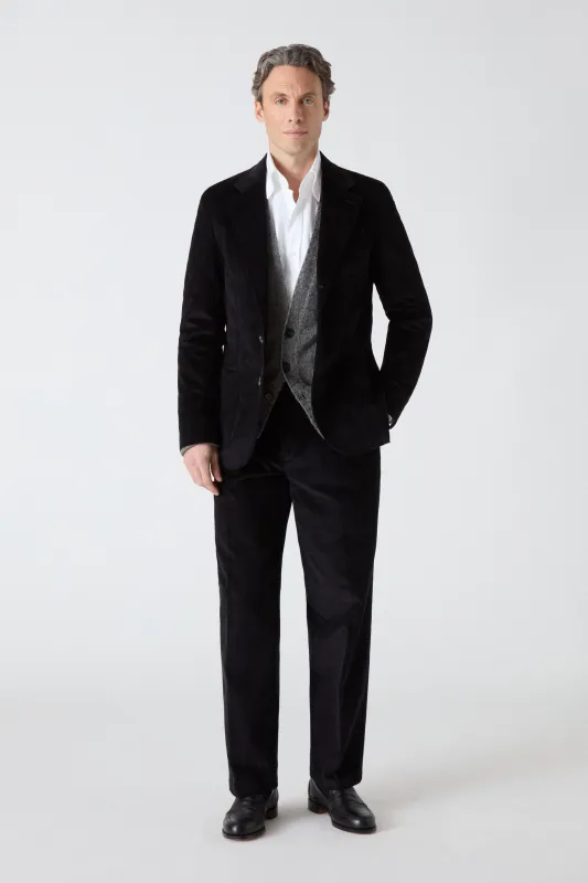 Dante Unlined Corduroy Jacket - Black sold by Berg & Berg