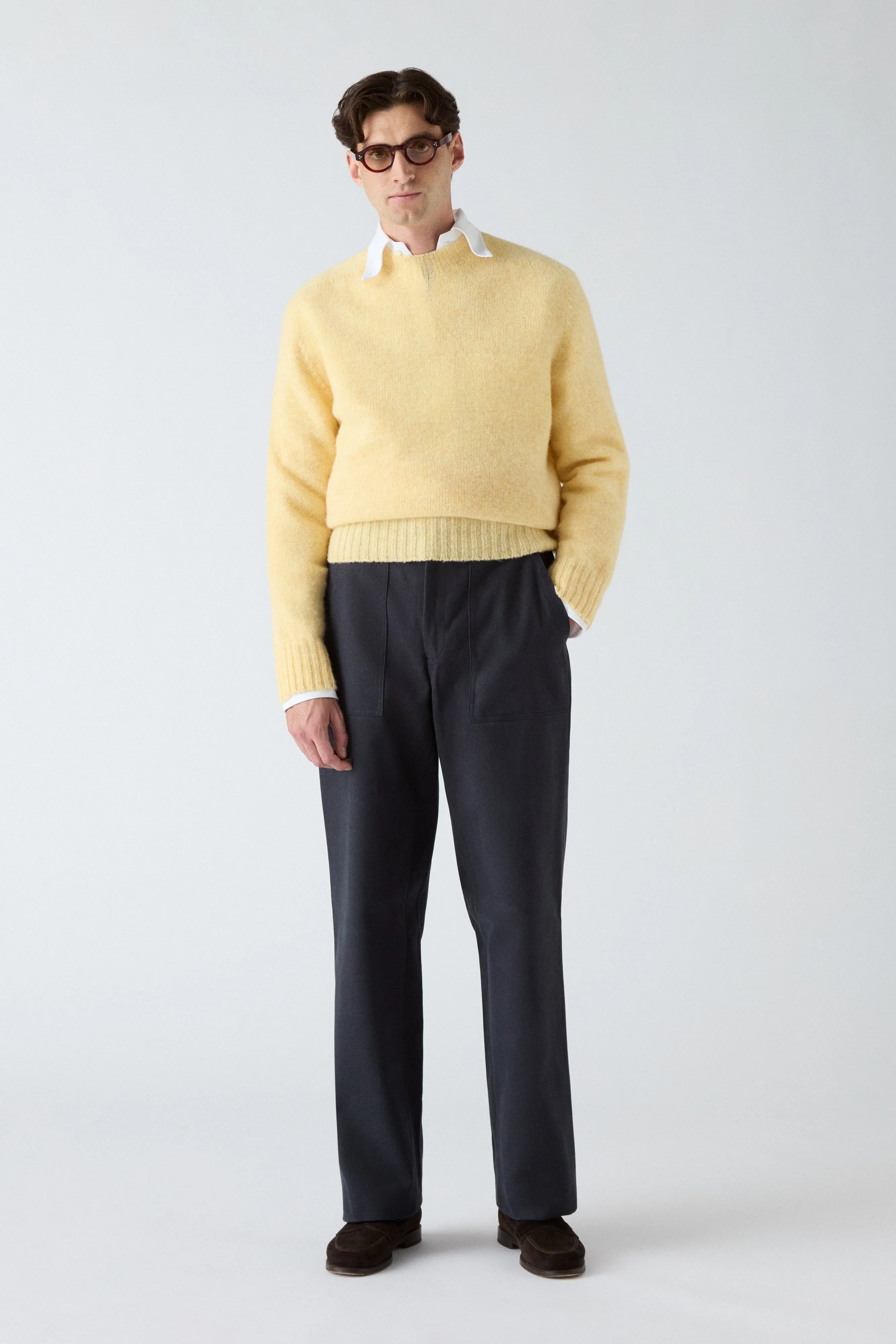 Albert Fatigue Trousers - Navy sold by Berg & Berg