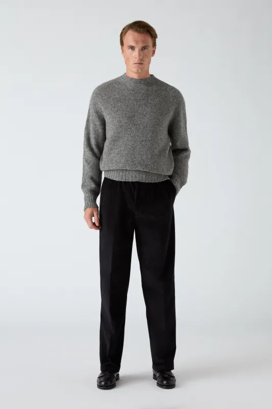 Antonello Corduroy Trousers - Black sold by Berg & Berg