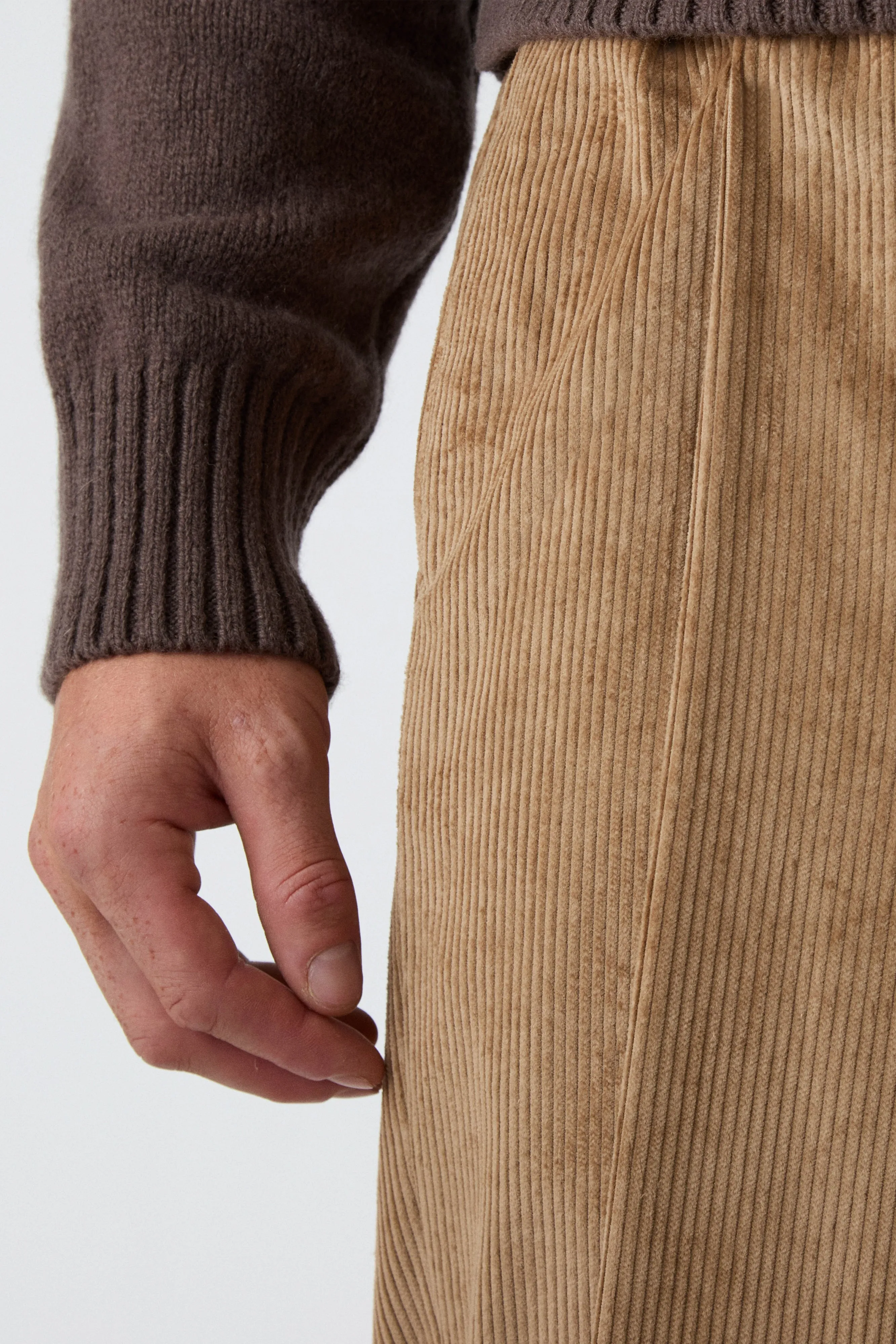 Antonello Corduroy Trousers - Fawn sold by Berg & Berg product image thumbnail 2