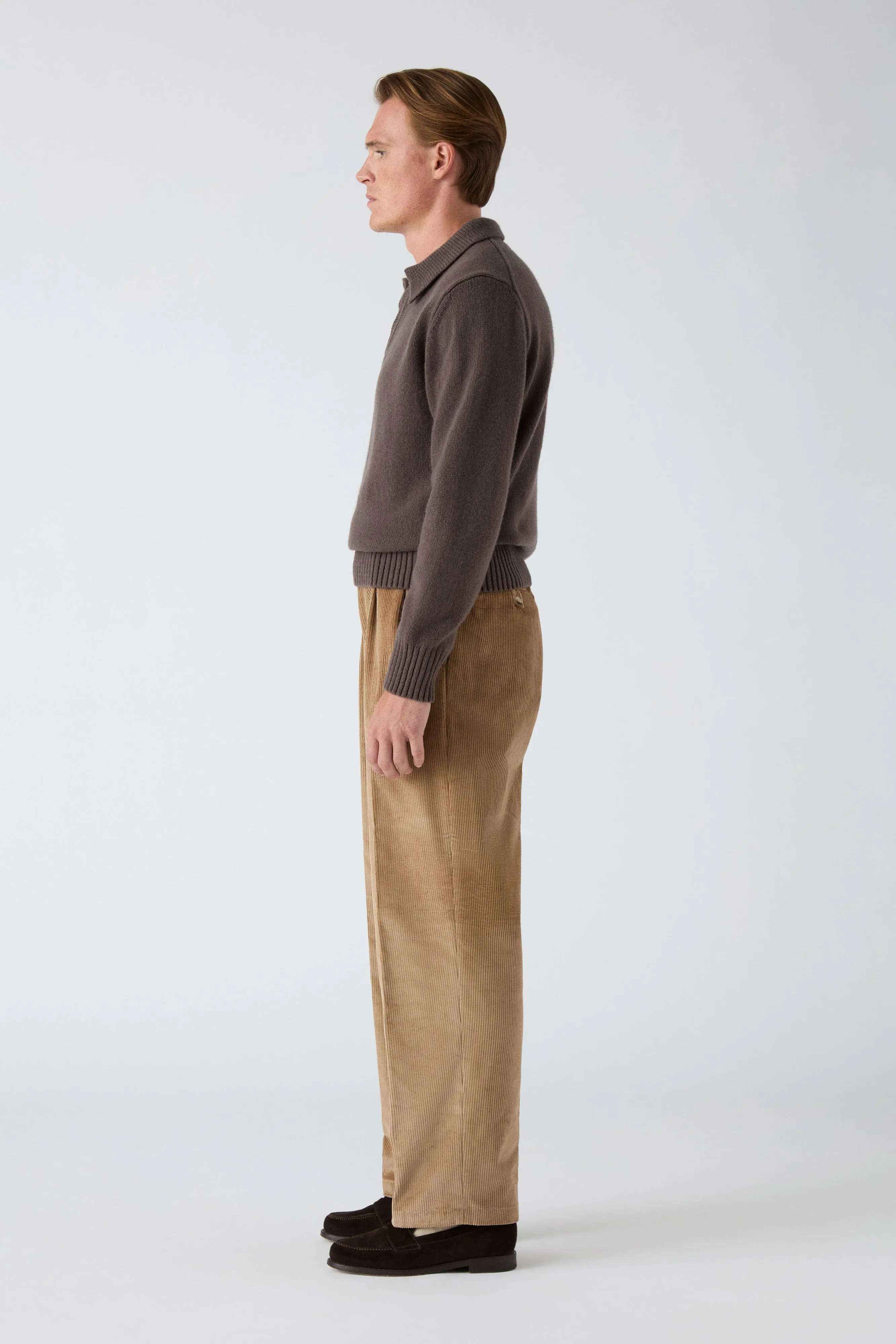 Antonello Corduroy Trousers - Fawn sold by Berg & Berg product image thumbnail 3