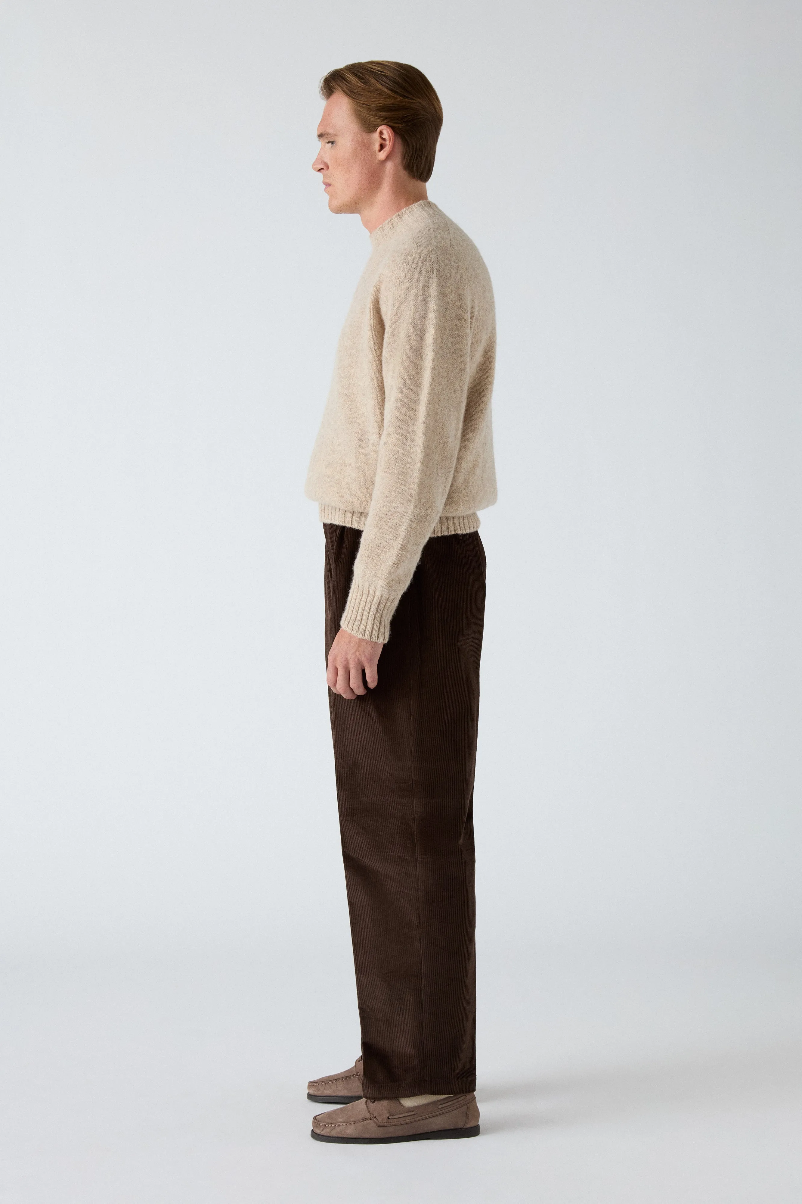 Antonello Corduroy Trousers - Brown sold by Berg & Berg product image thumbnail 4