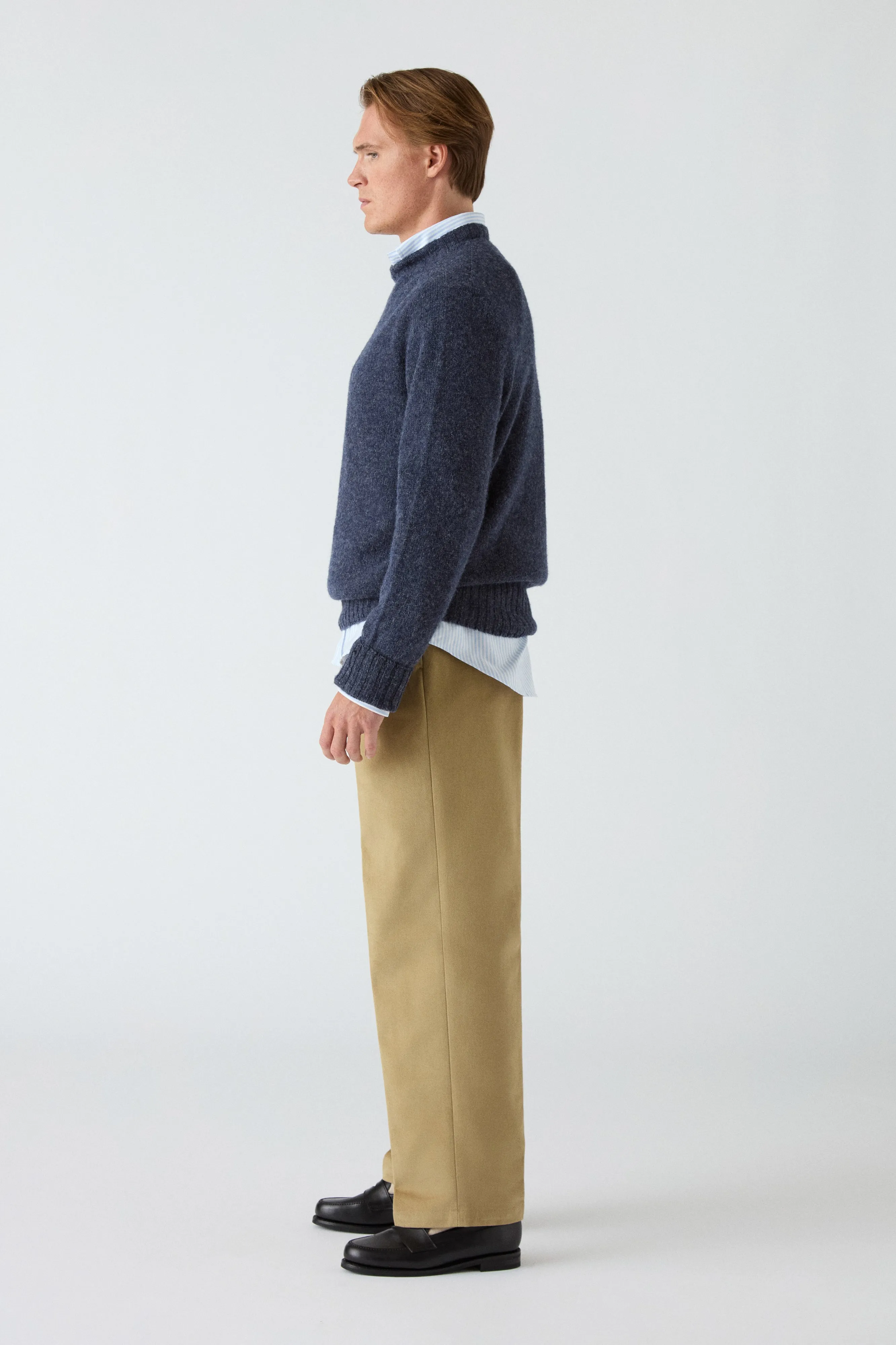 Antonello Cotton Trousers - Beige sold by Berg & Berg product image thumbnail 3