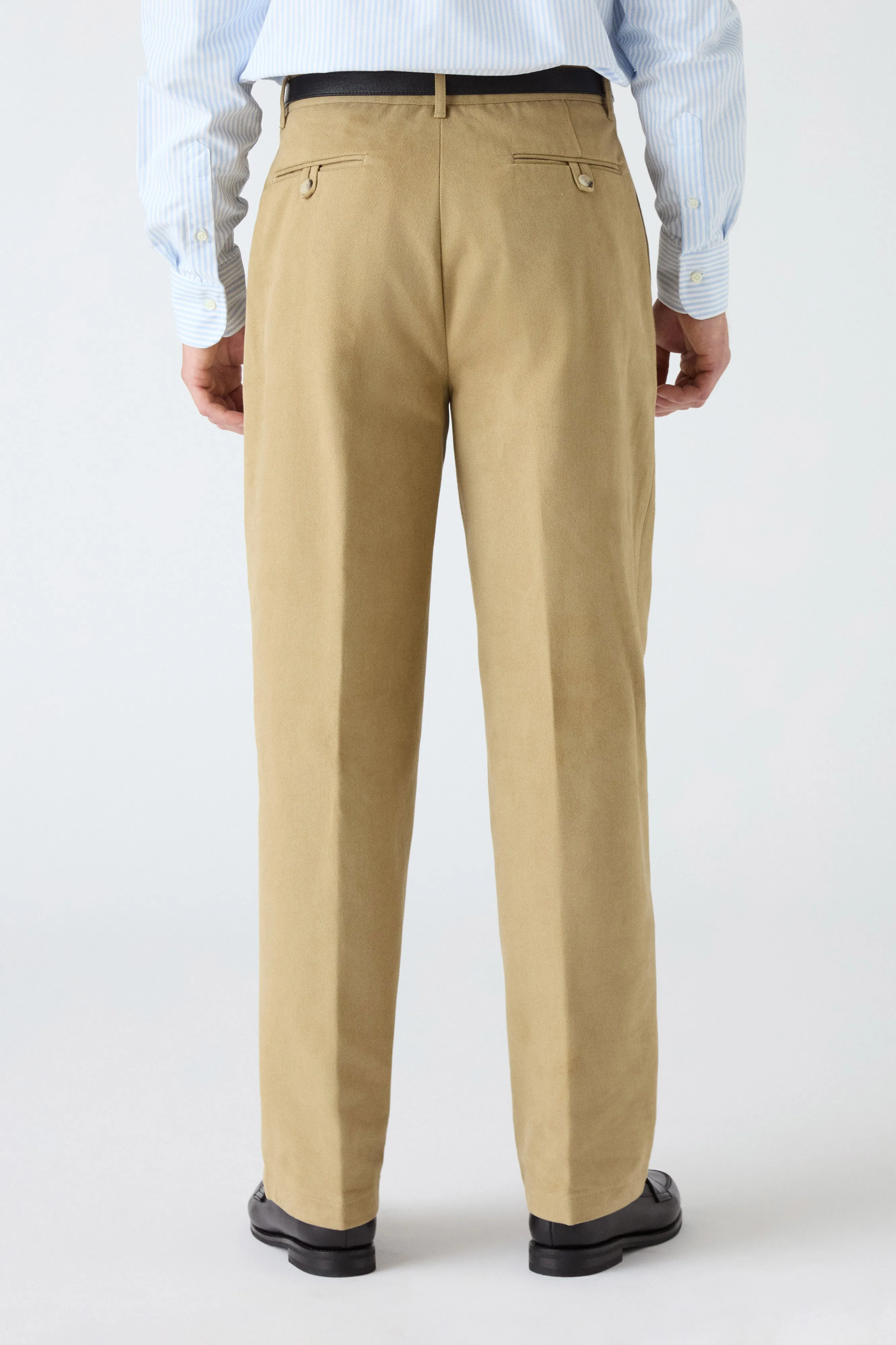 Antonello Cotton Trousers - Beige sold by Berg & Berg product image thumbnail 4