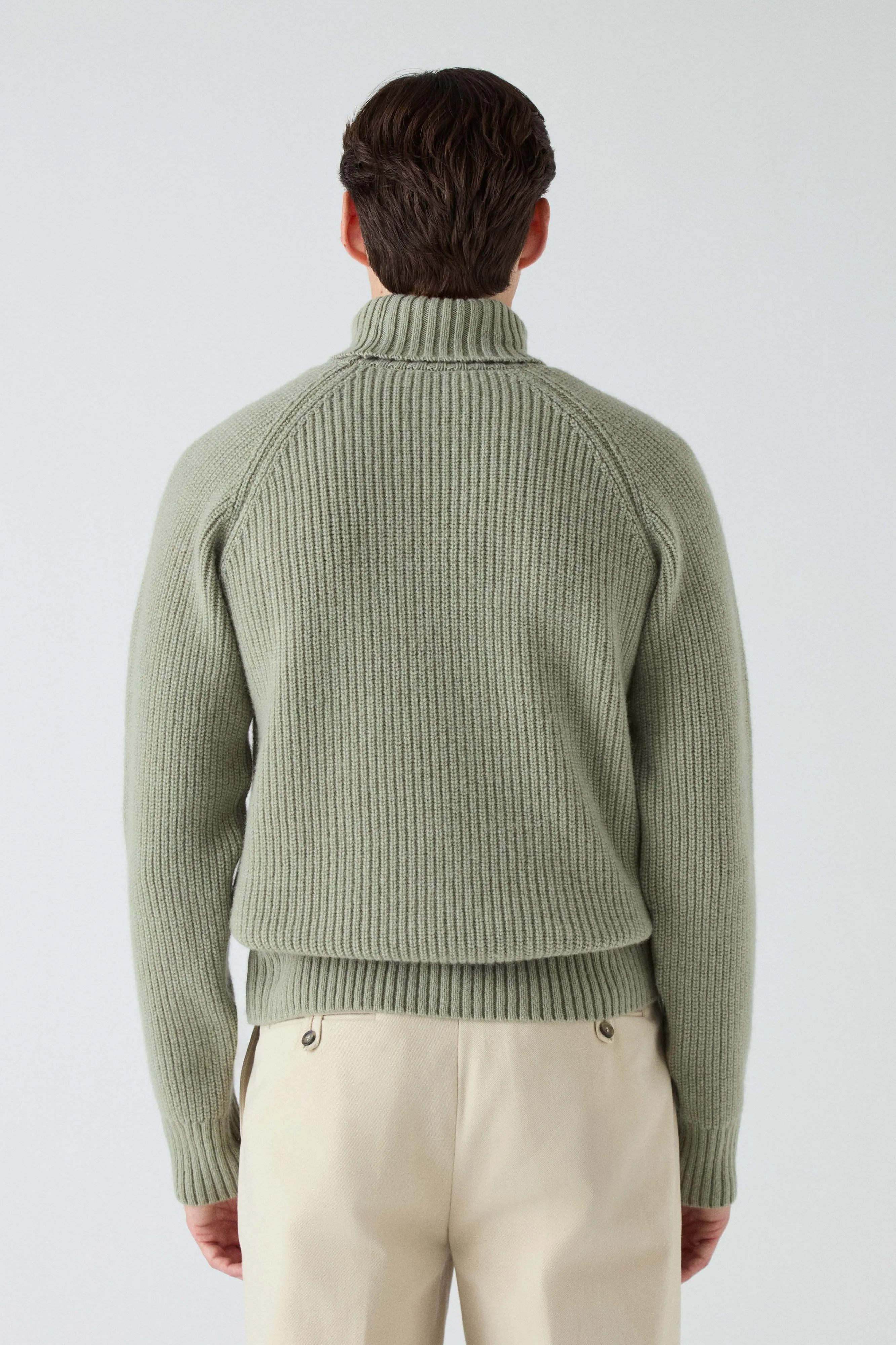 Bernhard Roll Neck Sweater - Pistachio sold by Berg & Berg product image thumbnail 3