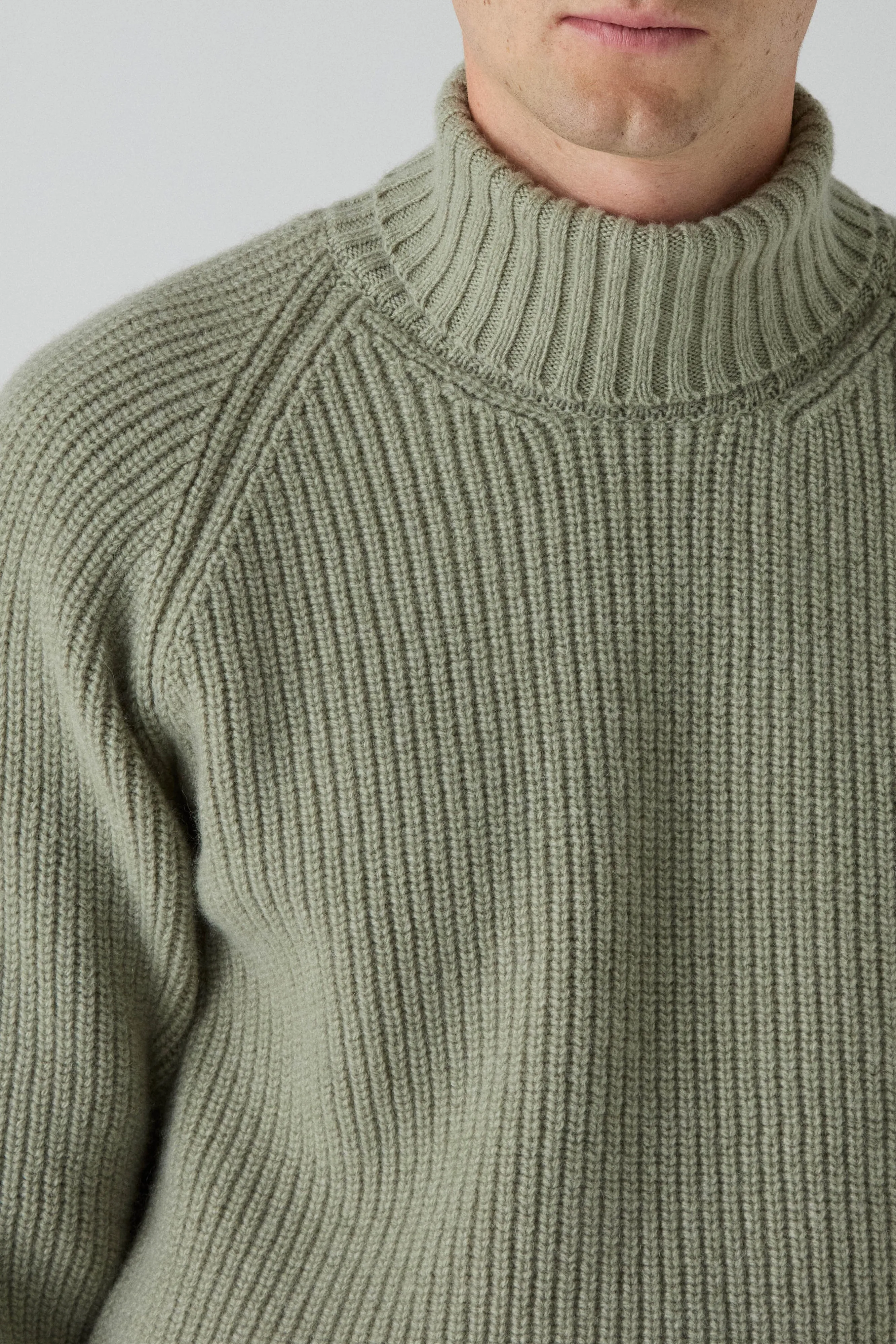 Bernhard Roll Neck Sweater - Pistachio sold by Berg & Berg product image thumbnail 2