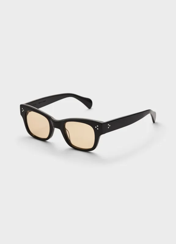Gustav Sunglasses - Black/Brown Lenses sold by Berg & Berg