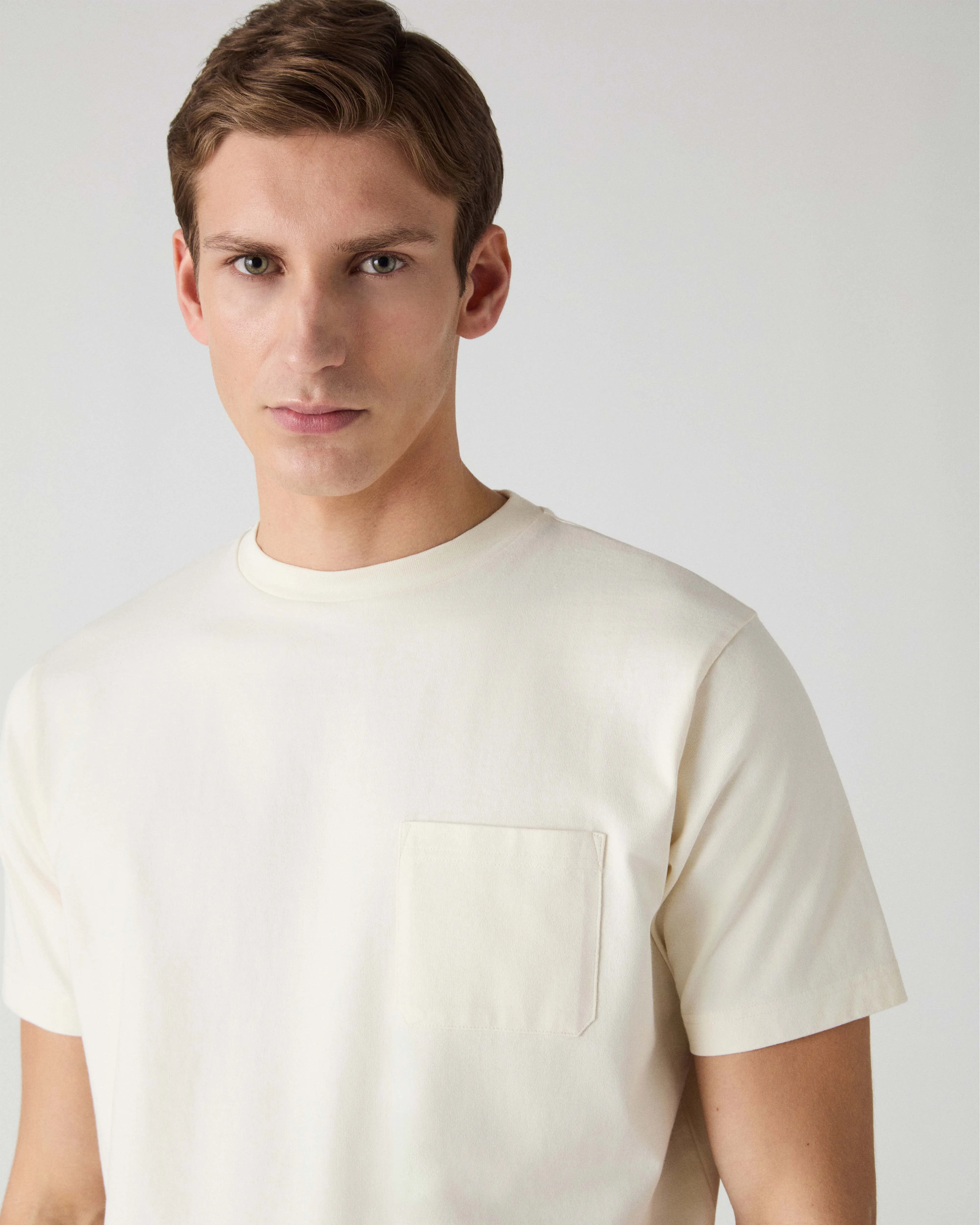 Torgny Pocket T-Shirt - White sold by Berg & Berg product image thumbnail 2