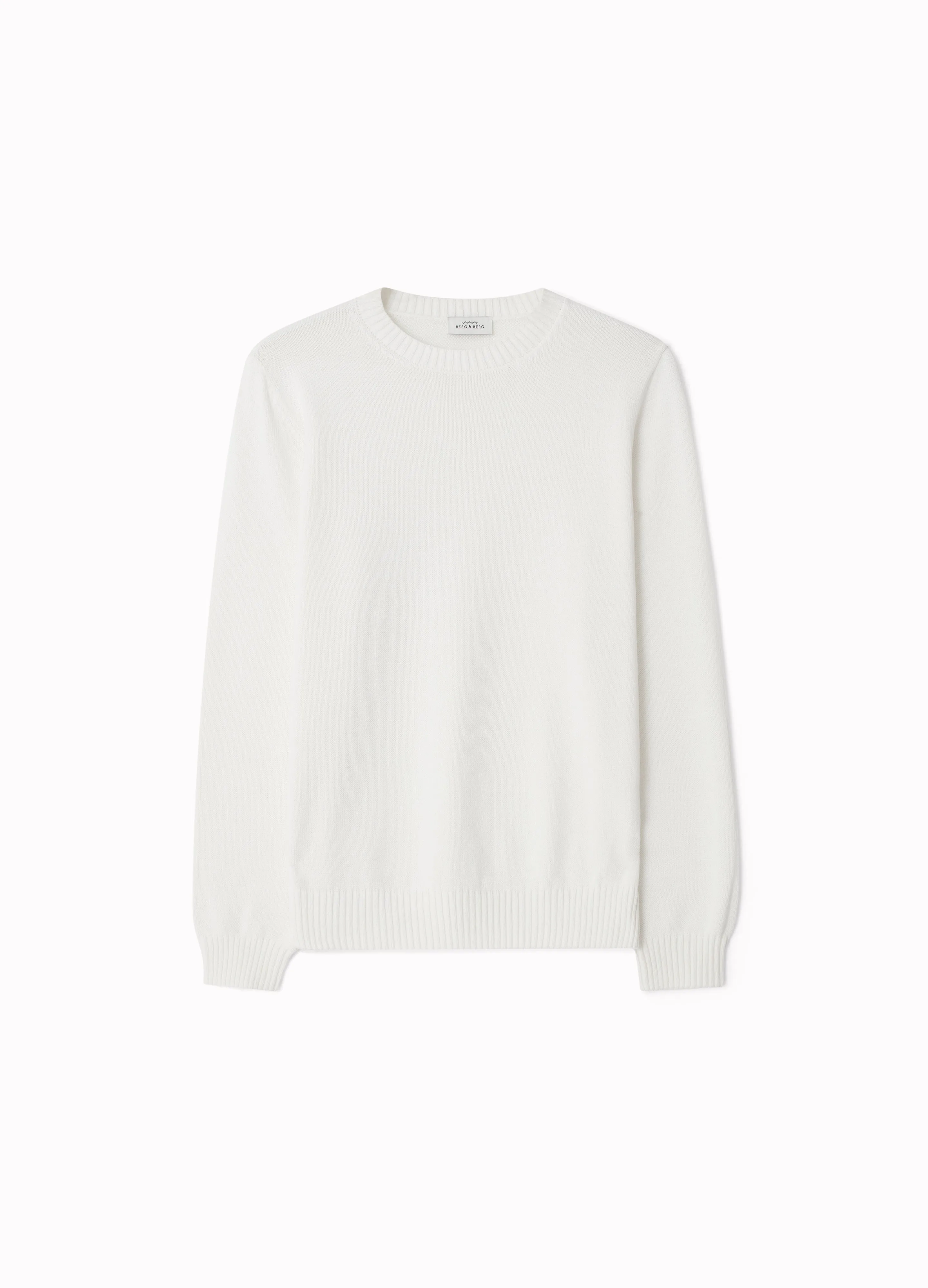 Ben Crewneck Sweater - Ecru sold by Berg & Berg