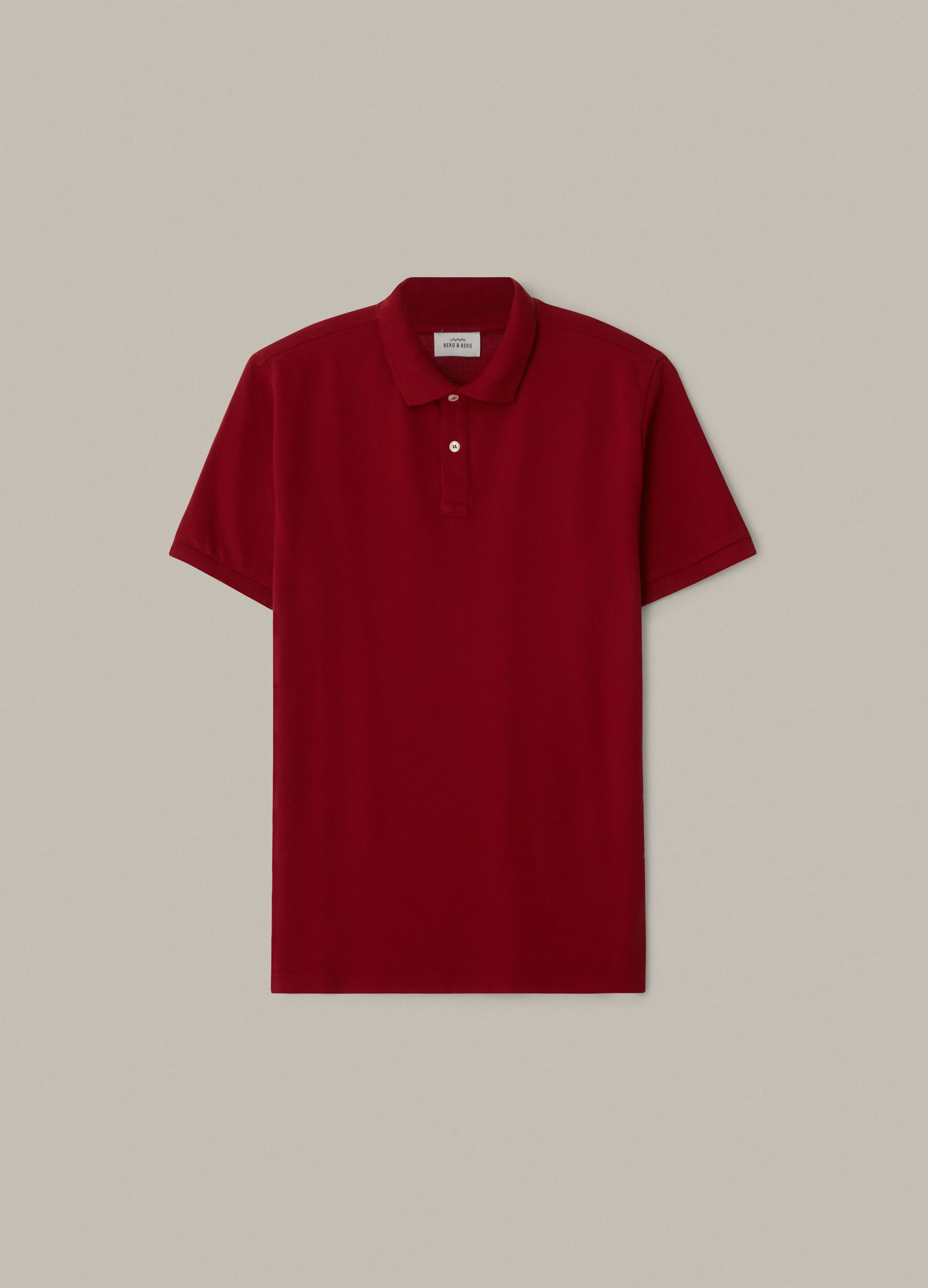 Ture Short Sleeve Polo Shirt - Deep Red sold by Berg & Berg product image thumbnail 3