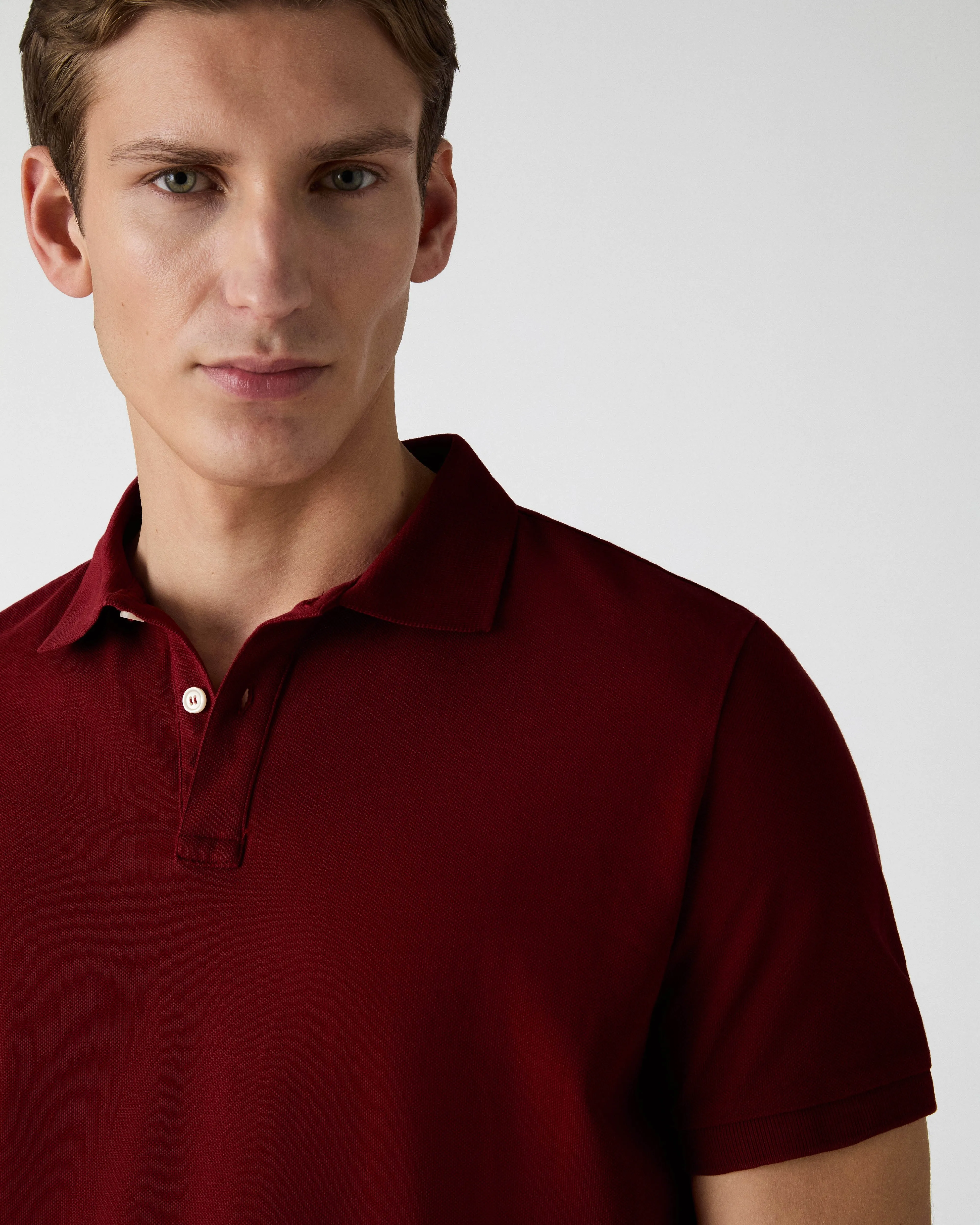 Ture Short Sleeve Polo Shirt - Deep Red sold by Berg & Berg product image thumbnail 2