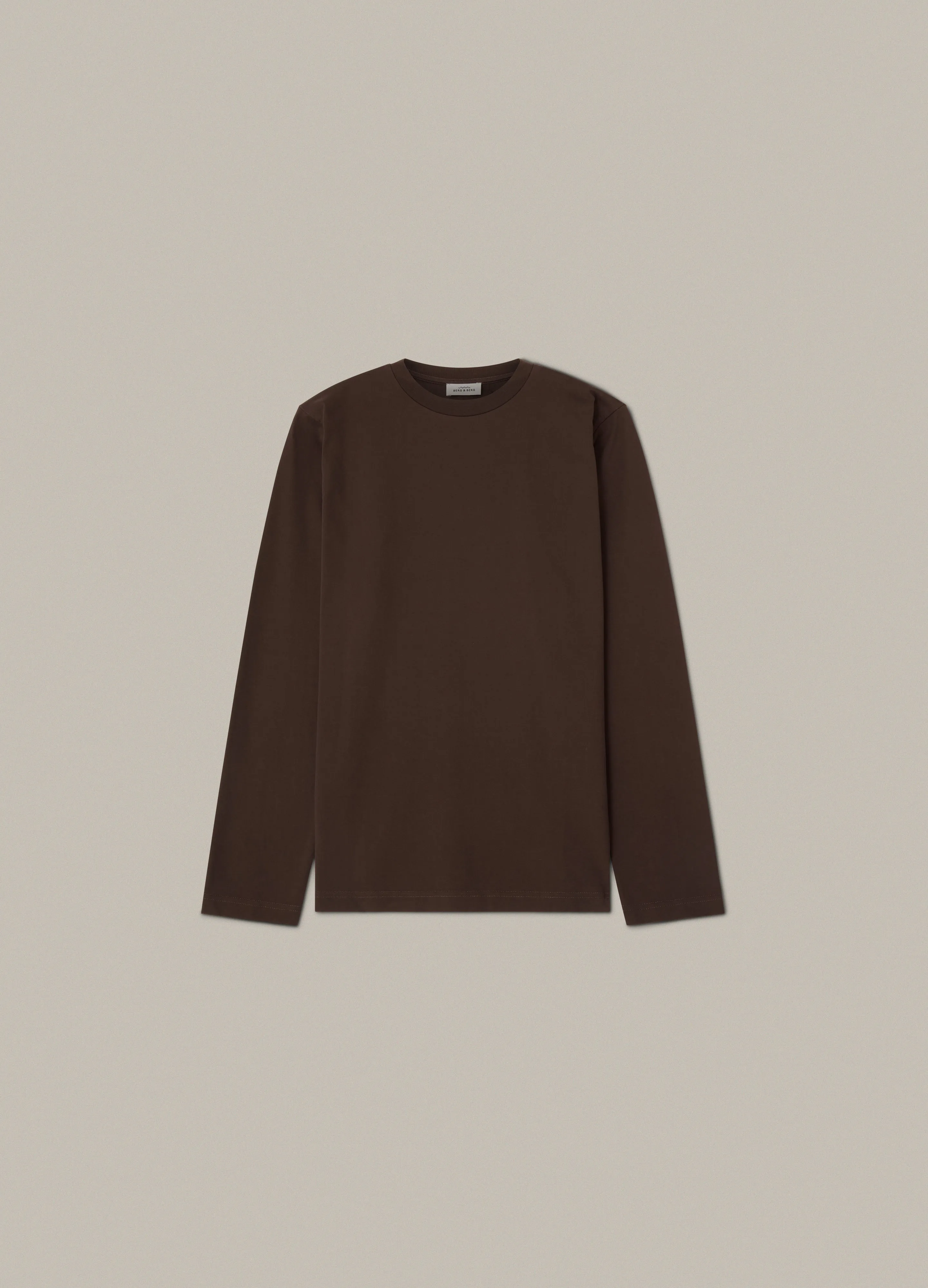 Tony Long Sleeve T-Shirt - Chocolate sold by Berg & Berg product image thumbnail 3