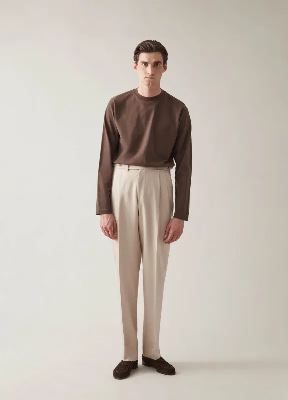 Tony Long Sleeve T-Shirt - Chocolate sold by Berg & Berg