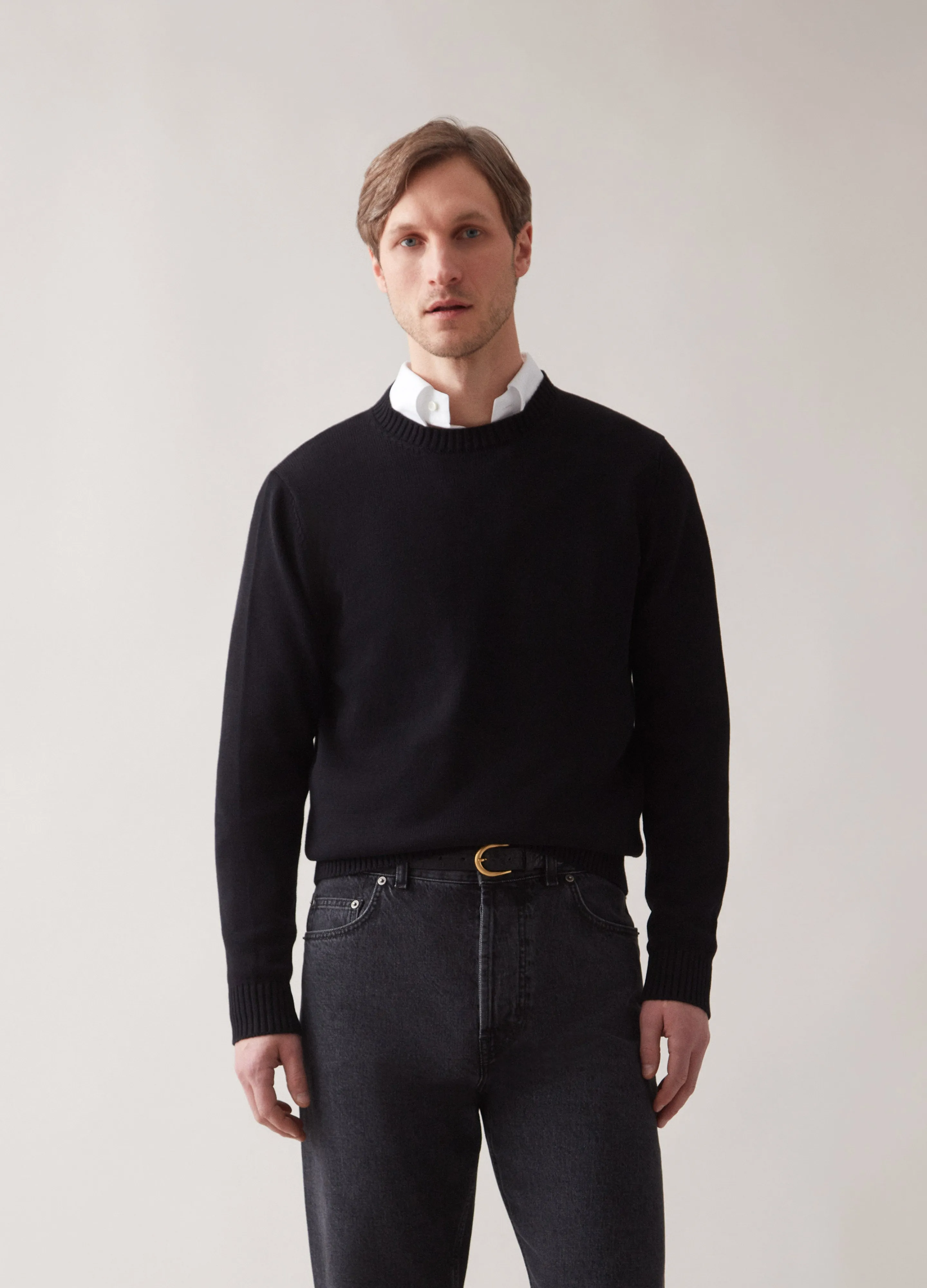 Bert Crewneck Sweater - Black sold by Berg & Berg