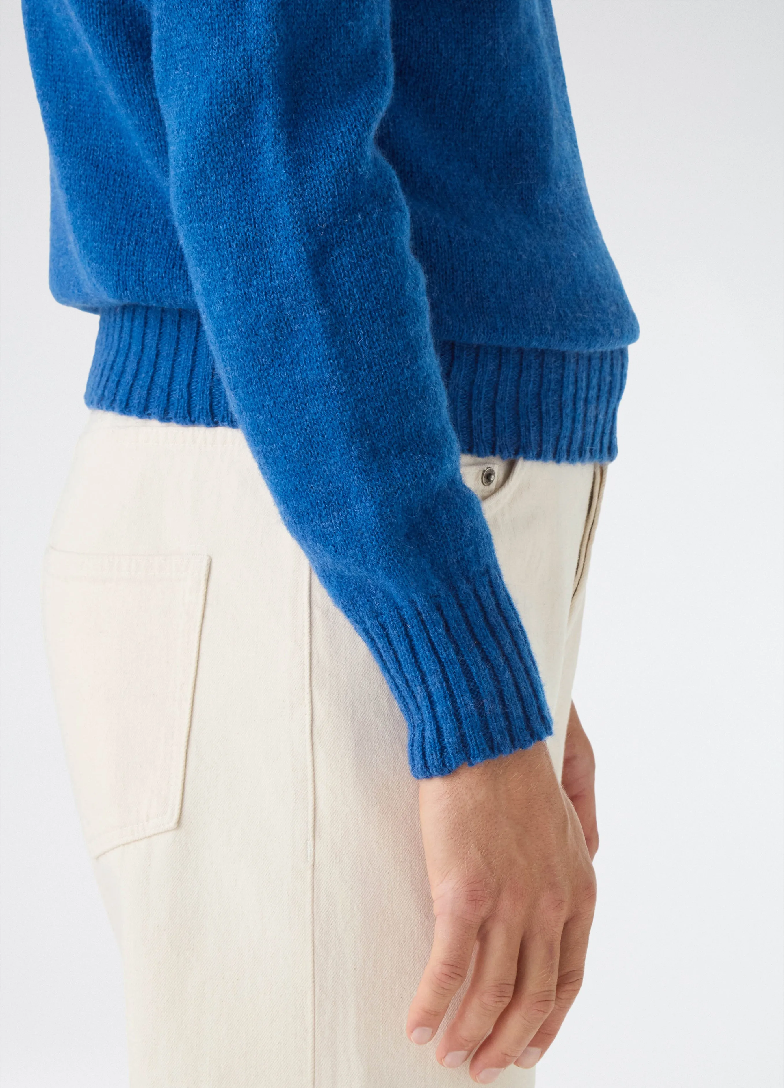 Birger Shaggy Crew Neck - Sky Blue sold by Berg & Berg product image thumbnail 3
