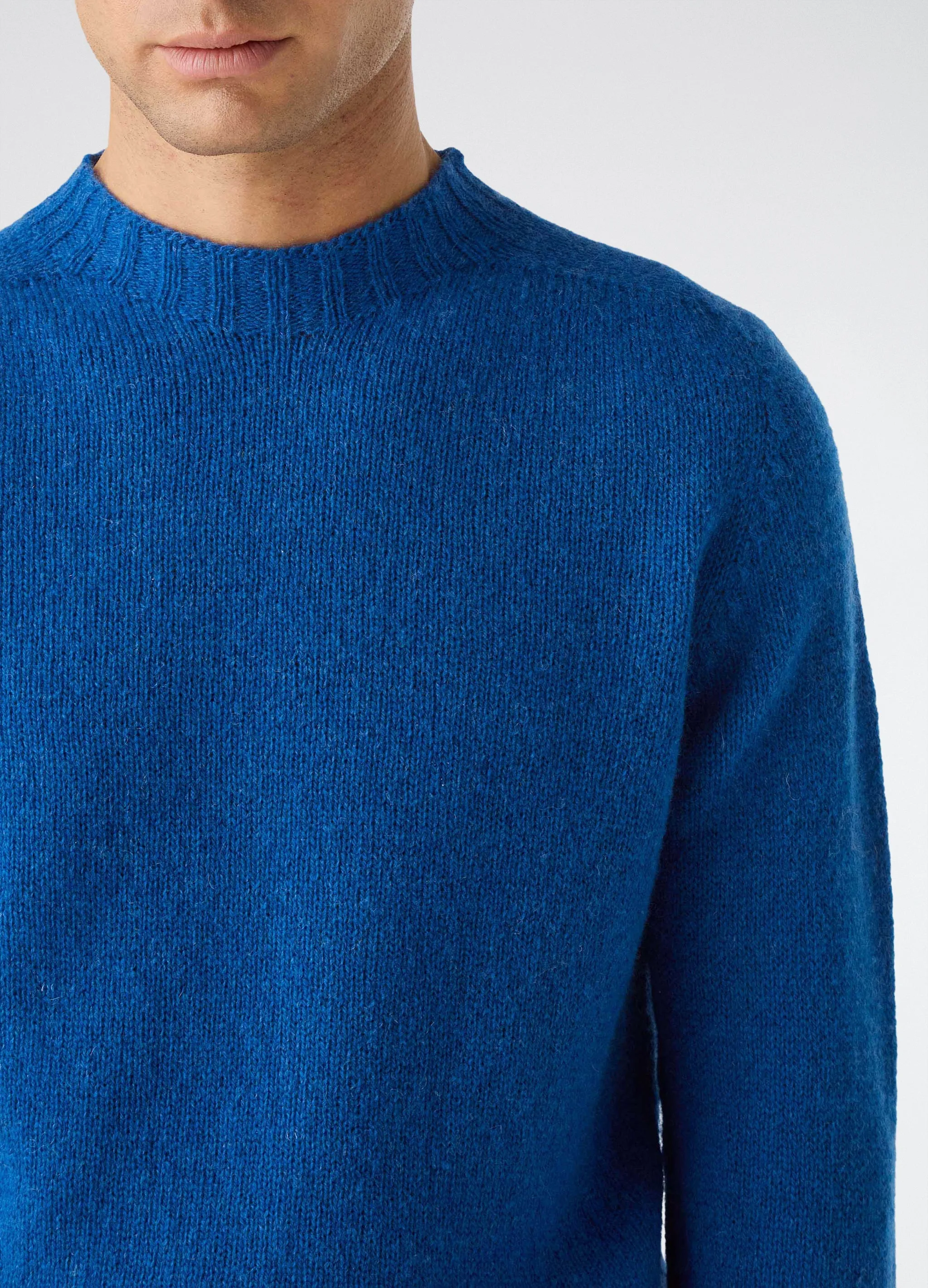 Birger Shaggy Crew Neck - Sky Blue sold by Berg & Berg product image thumbnail 2