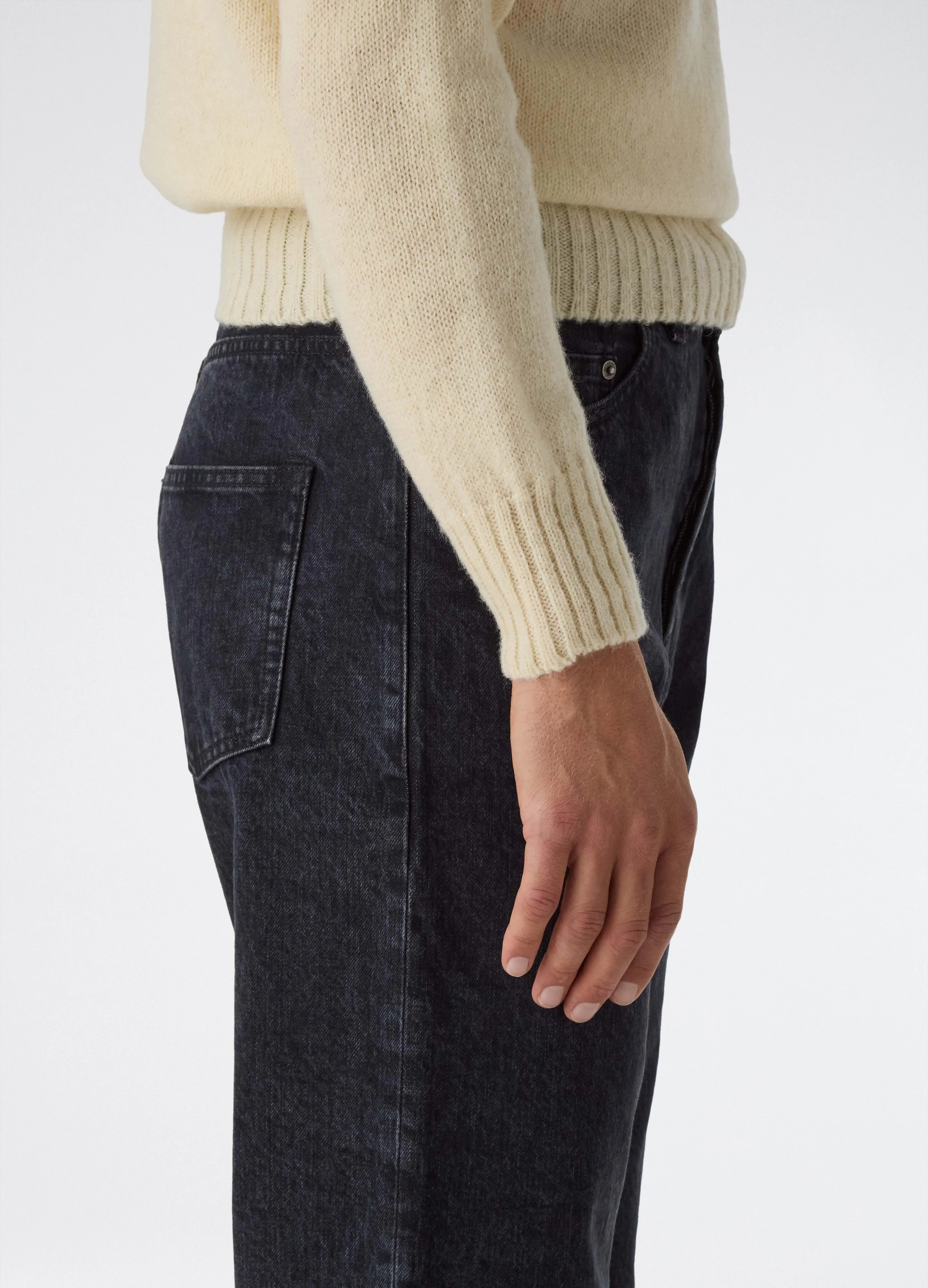 Birger Shaggy Crew Neck - Ecru sold by Berg & Berg product image thumbnail 4