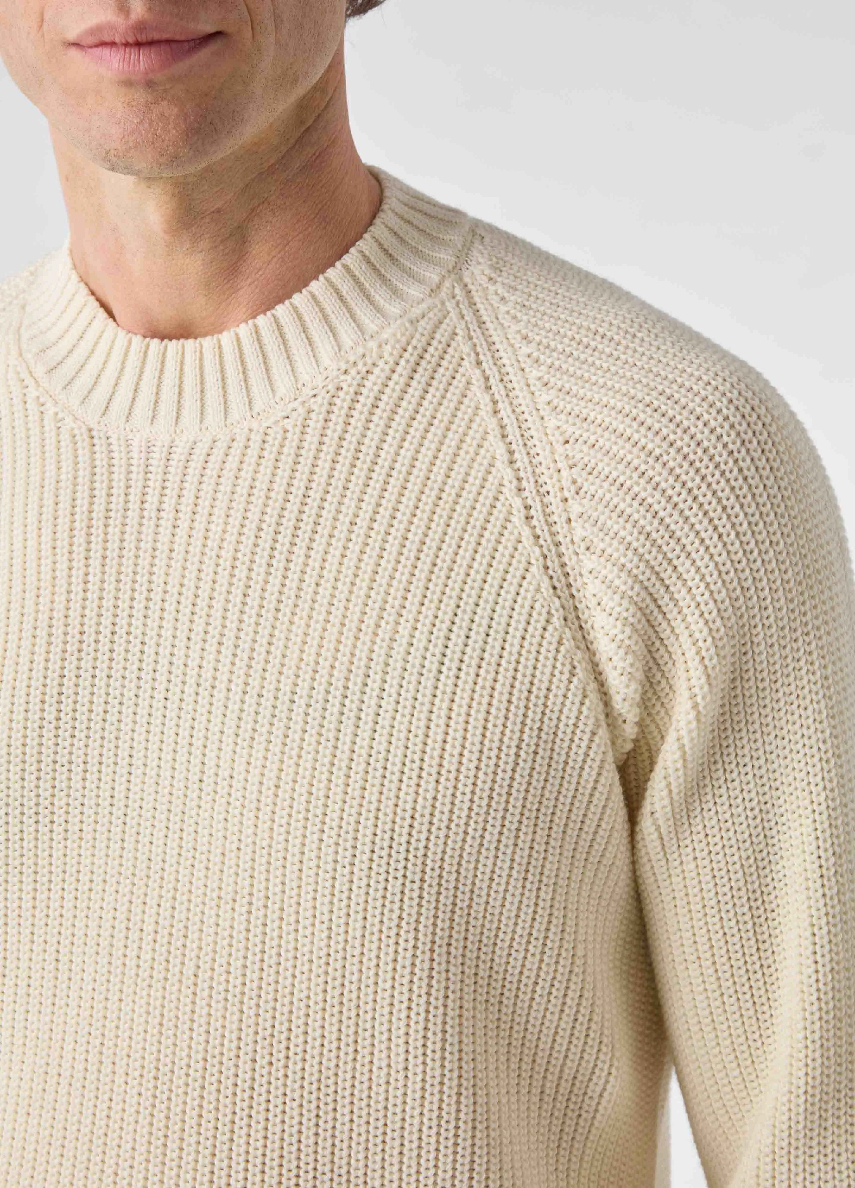 Bengt Raglan Sweater - Off White sold by Berg & Berg product image thumbnail 2