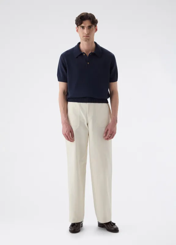 Albert Fatigue Trousers - Ecru sold by Berg & Berg
