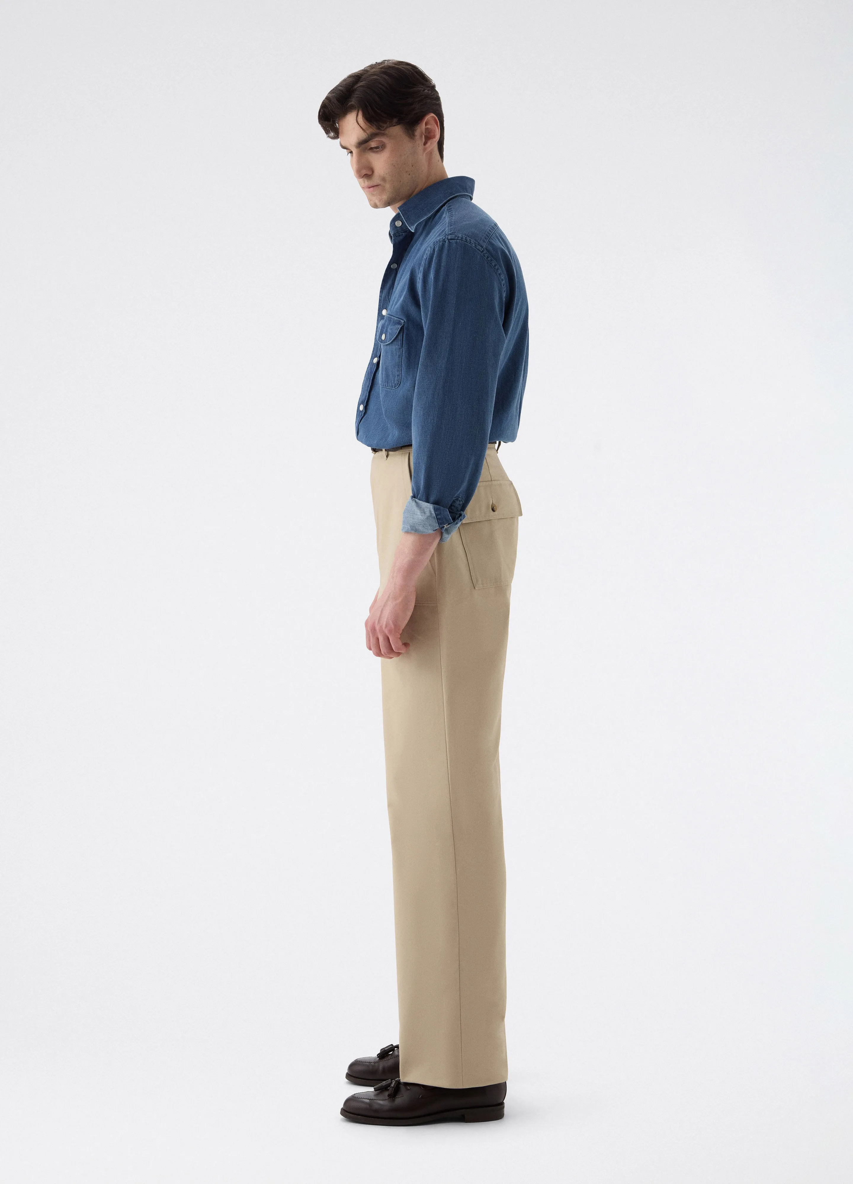 Albert Fatigue Trousers - Tan sold by Berg & Berg product image thumbnail 3