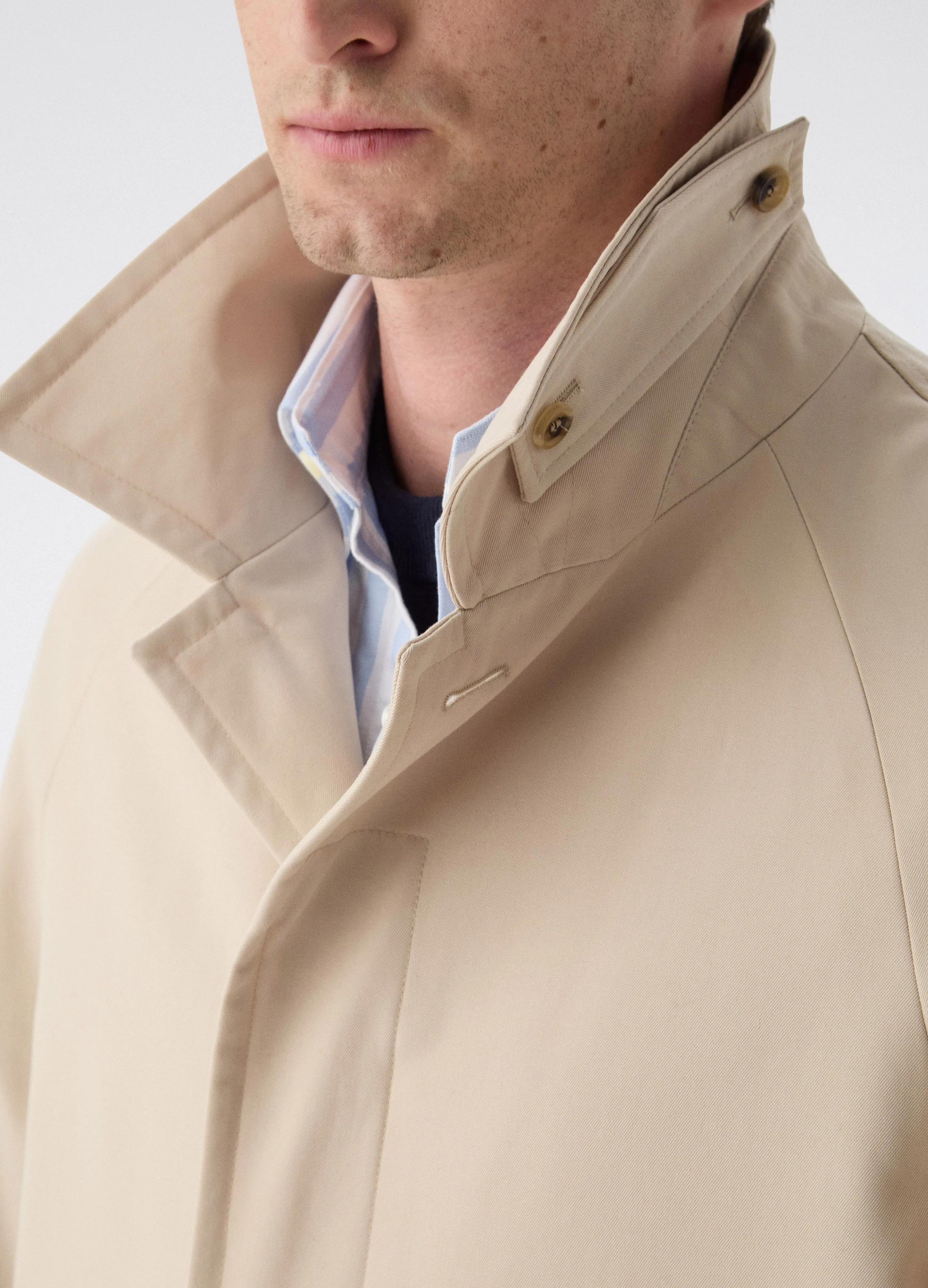 Nelson Raglan Coat - Sand sold by Berg & Berg product image thumbnail 2