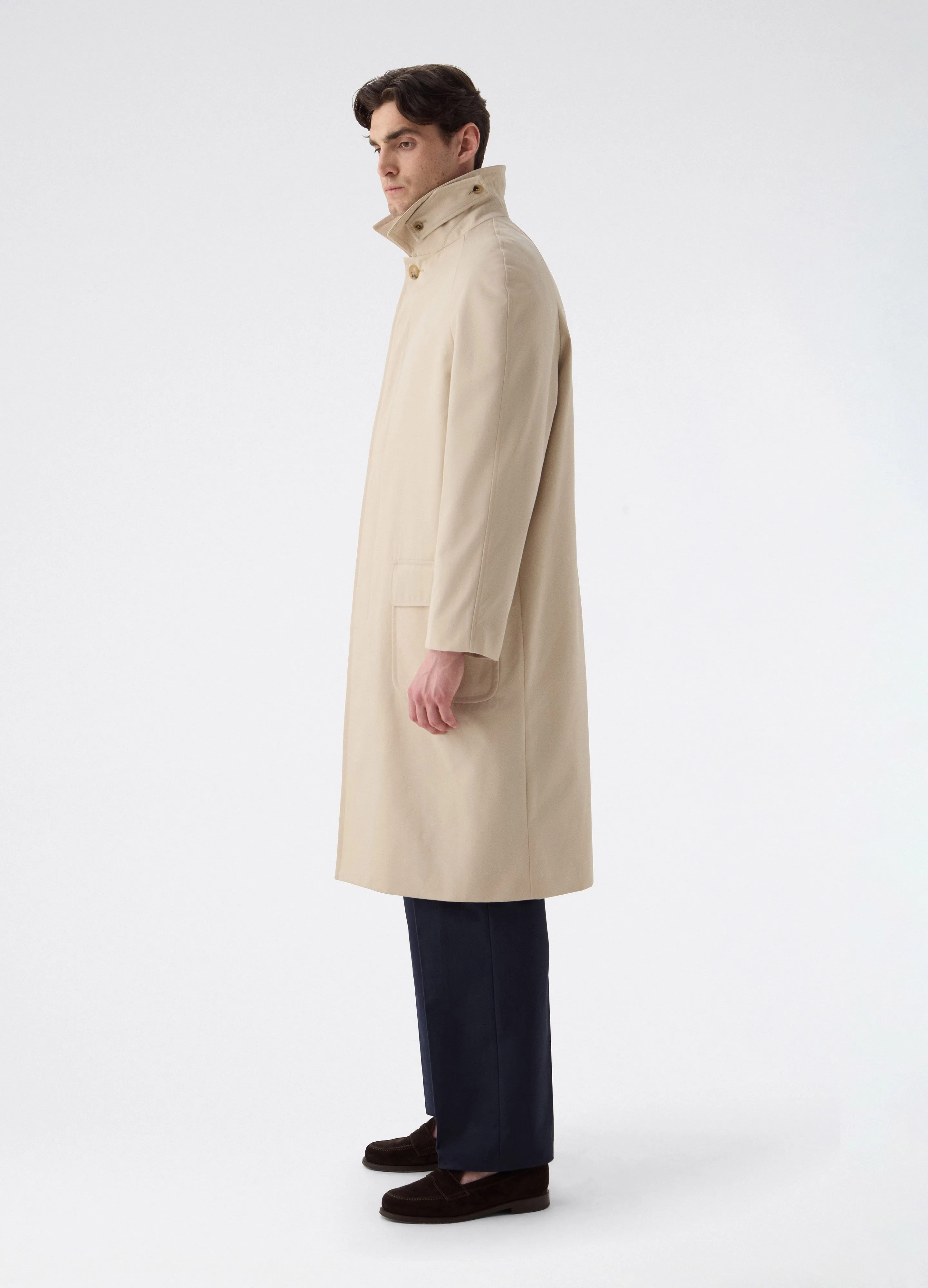 Nelson Raglan Coat - Sand sold by Berg & Berg product image thumbnail 4