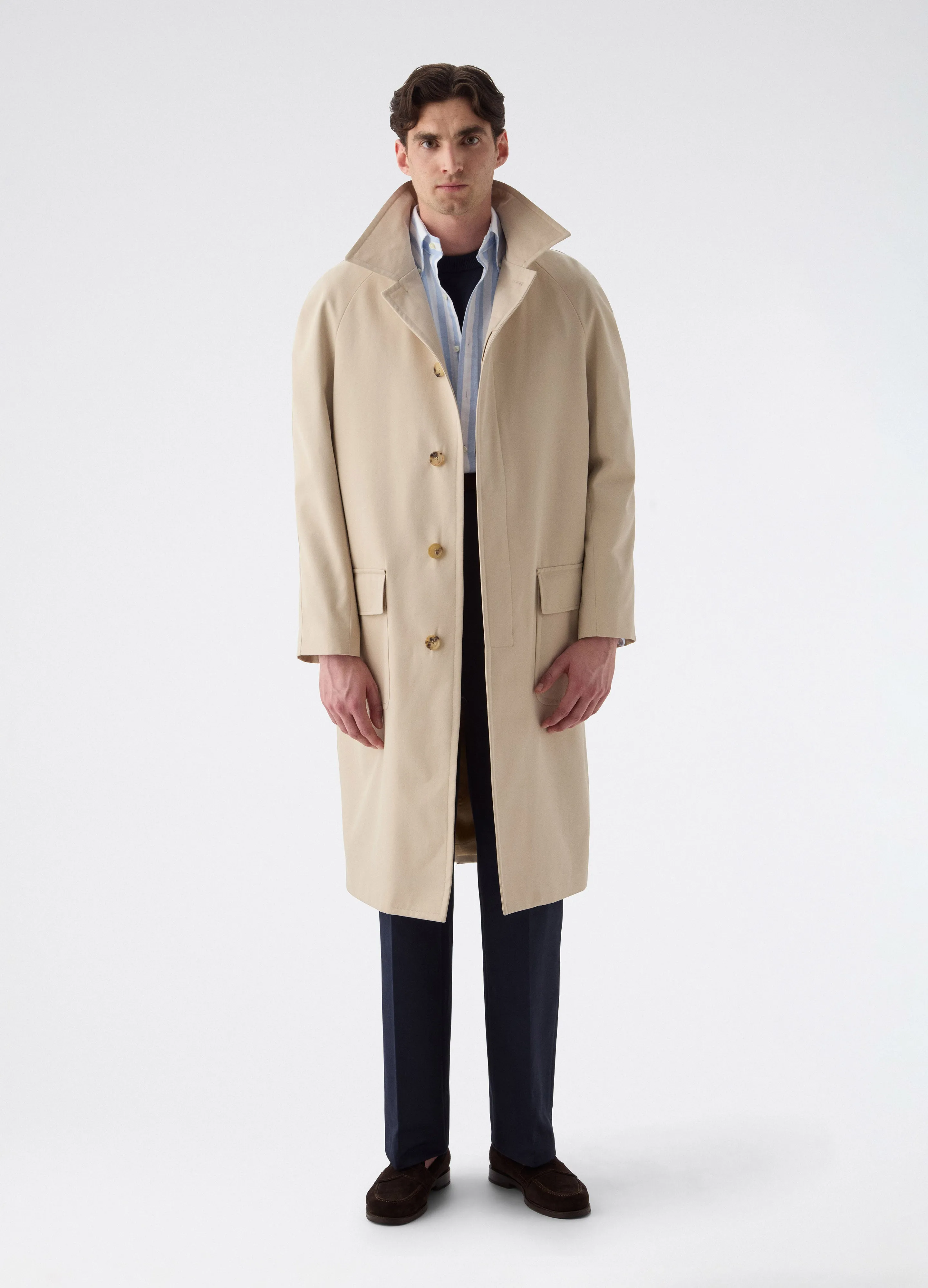 Nelson Raglan Coat - Sand sold by Berg & Berg product image thumbnail 3