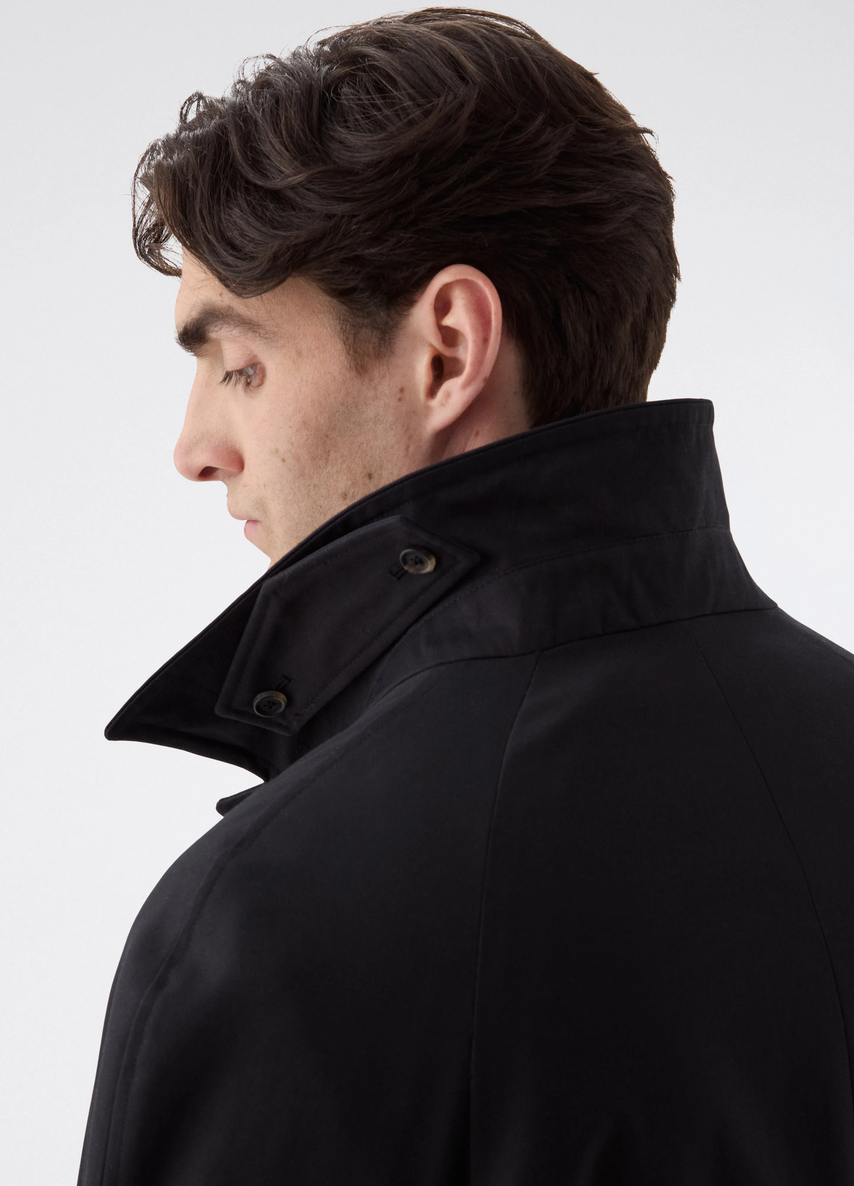 Nelson Raglan Coat - Navy sold by Berg & Berg product image thumbnail 2