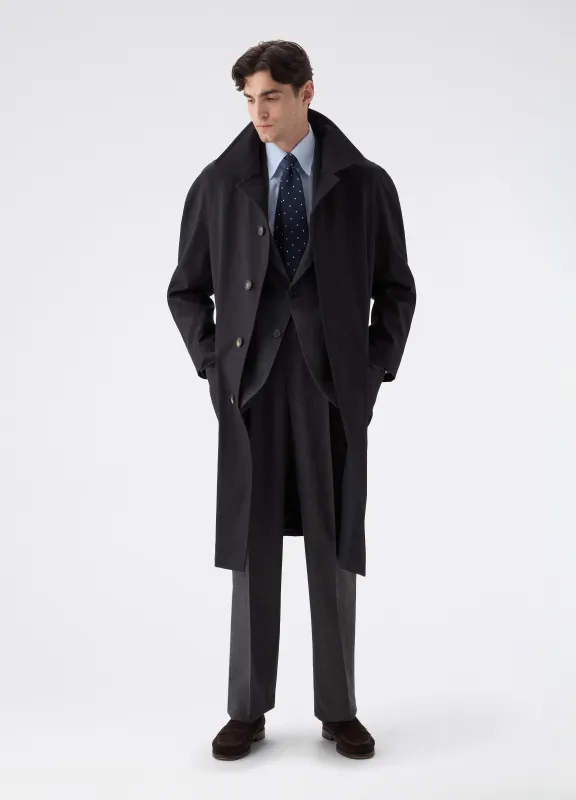 Nelson Raglan Coat - Navy sold by Berg & Berg
