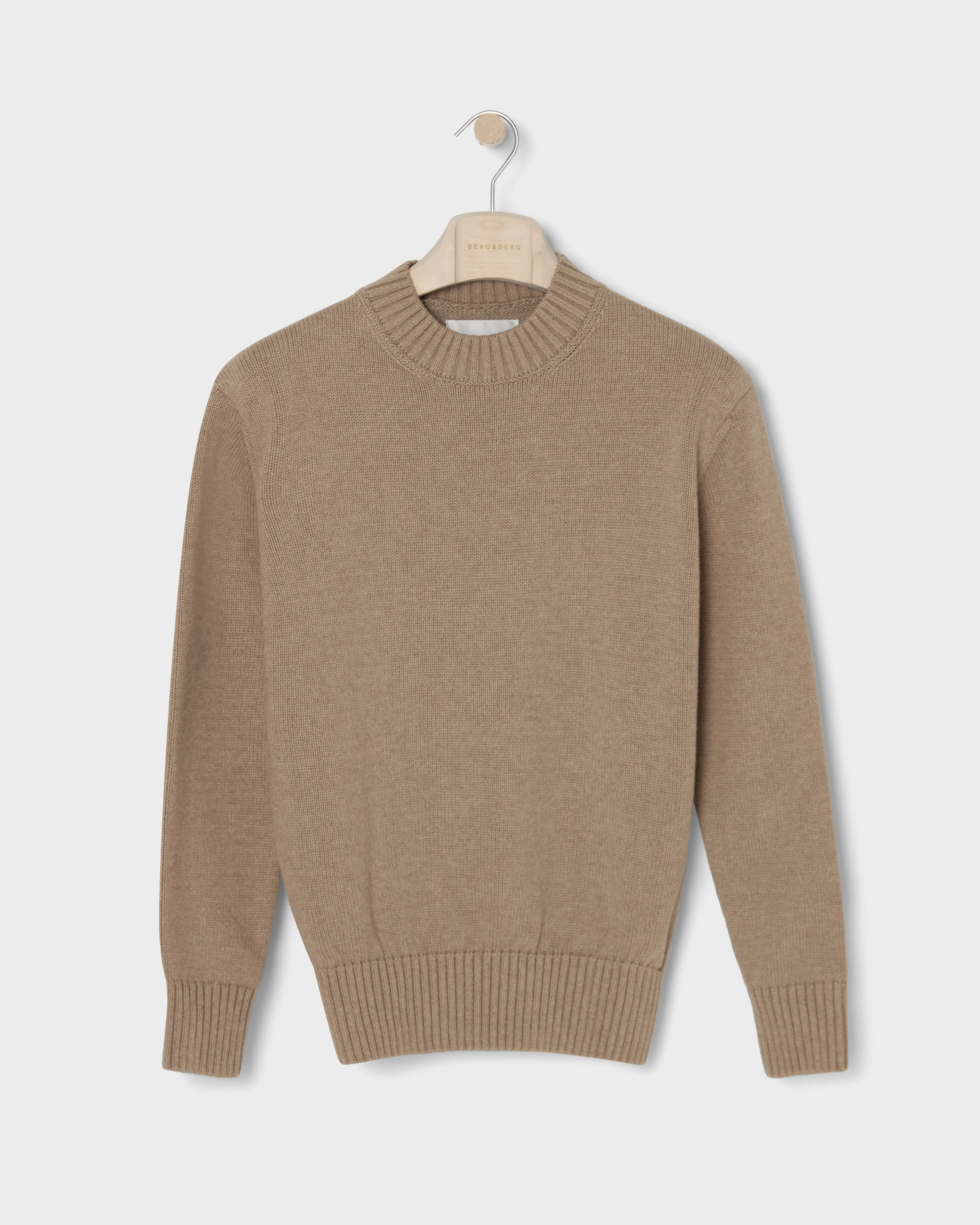 Ben Cotton Crew Neck - Hazel Brown sold by Berg & Berg product image thumbnail 5