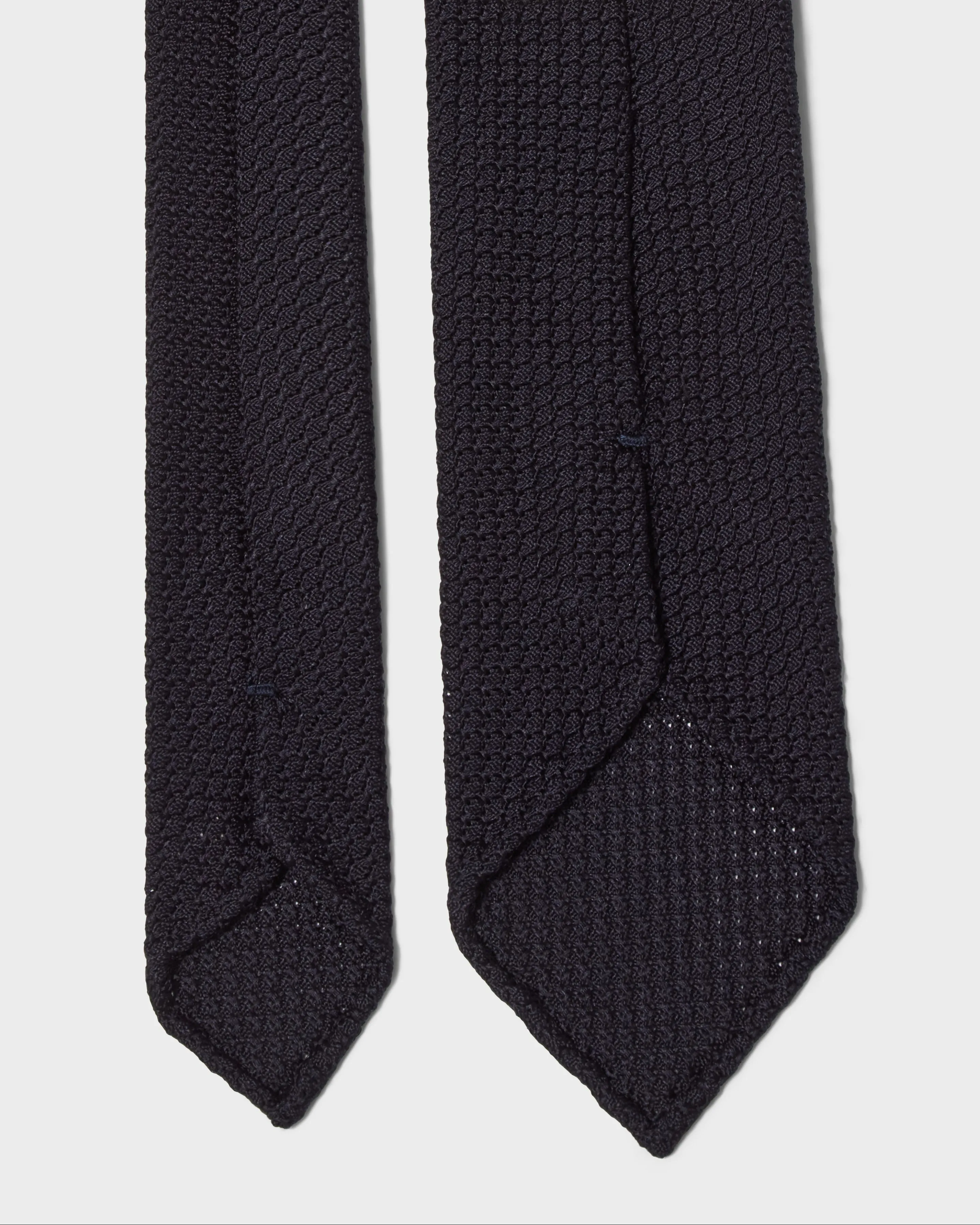 Grenadine Silk Tie - Navy sold by Berg & Berg product image thumbnail 3