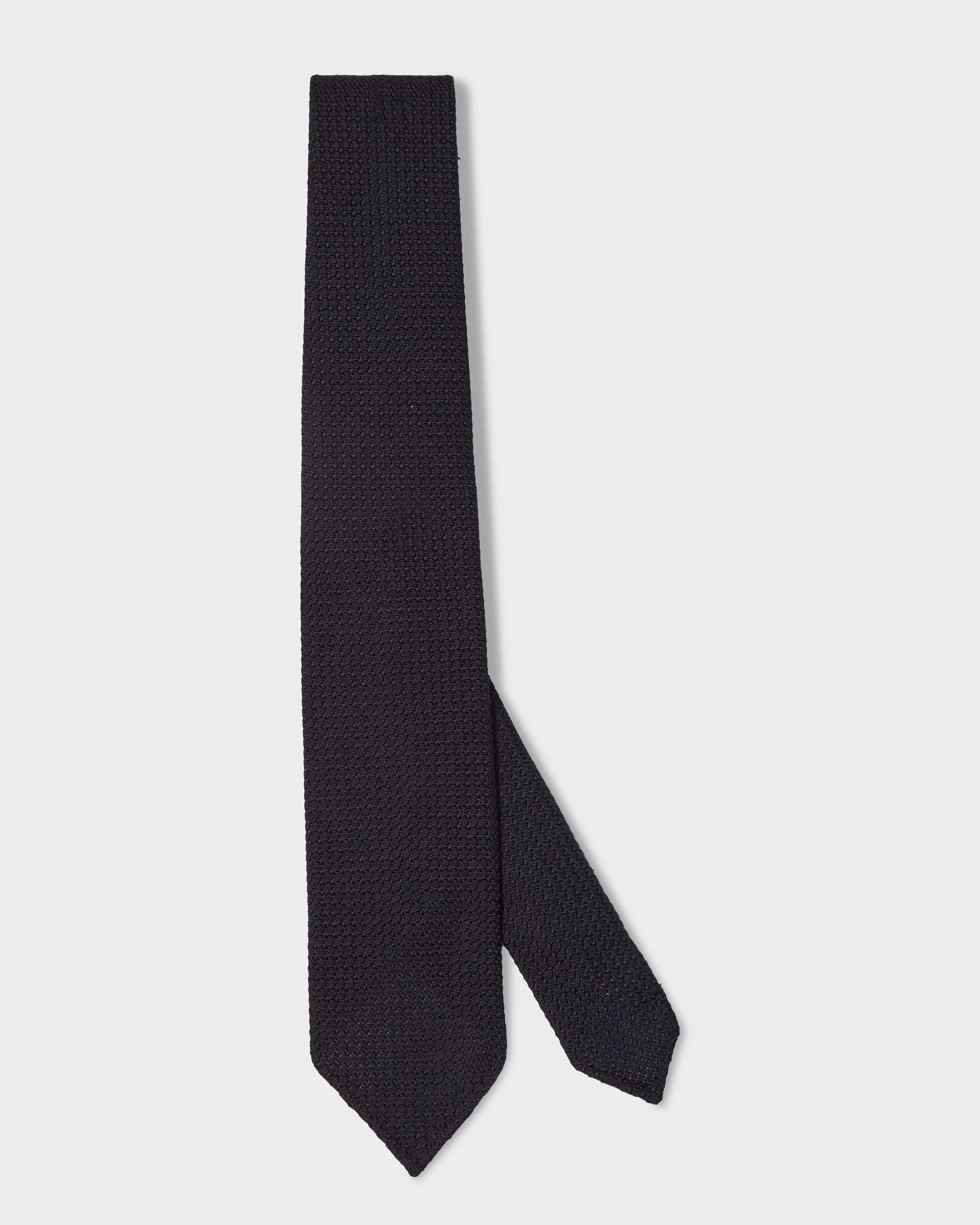 Grenadine Silk Tie - Navy sold by Berg & Berg