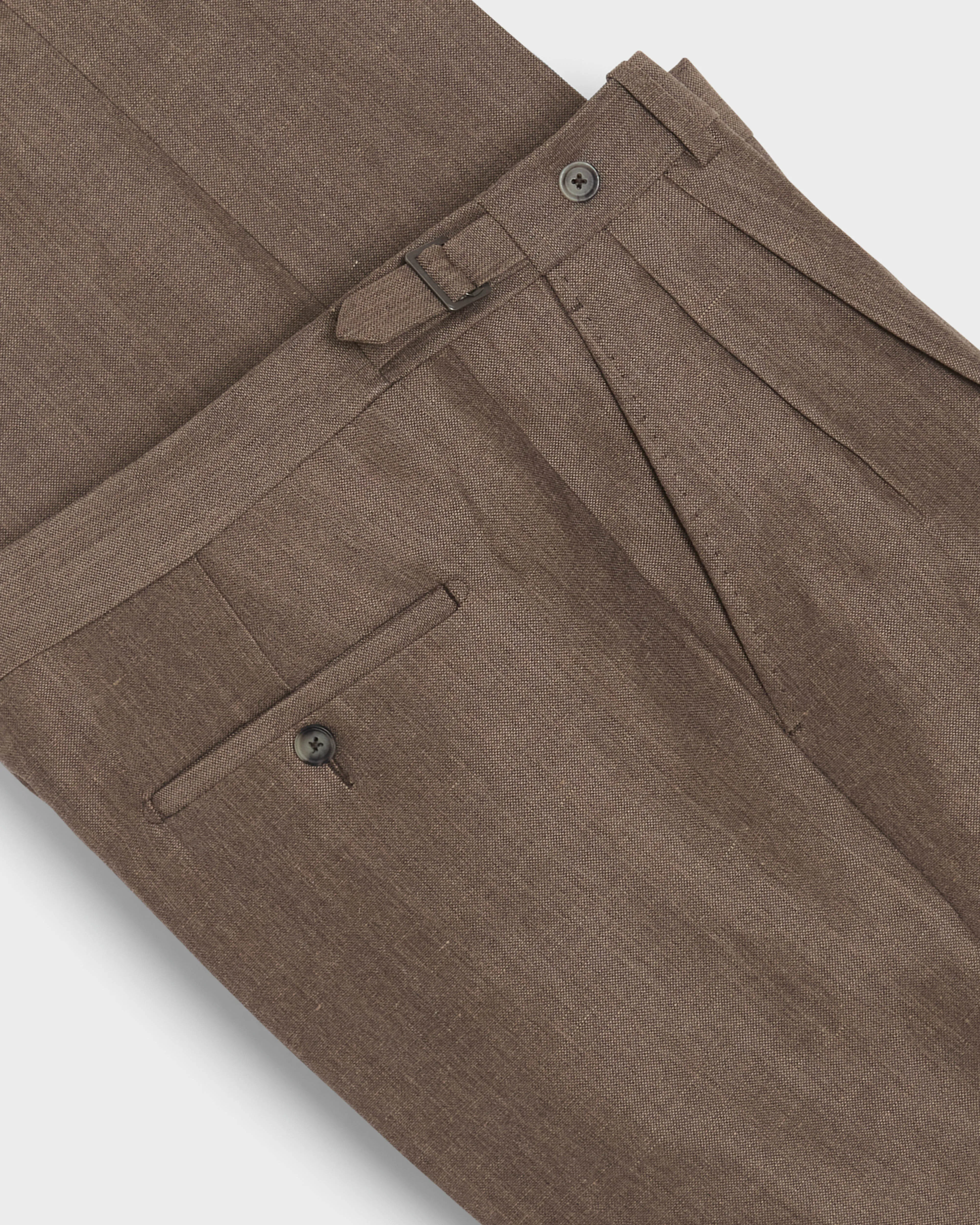 August Wool/Linen Trousers - Taupe sold by Berg & Berg product image thumbnail 2