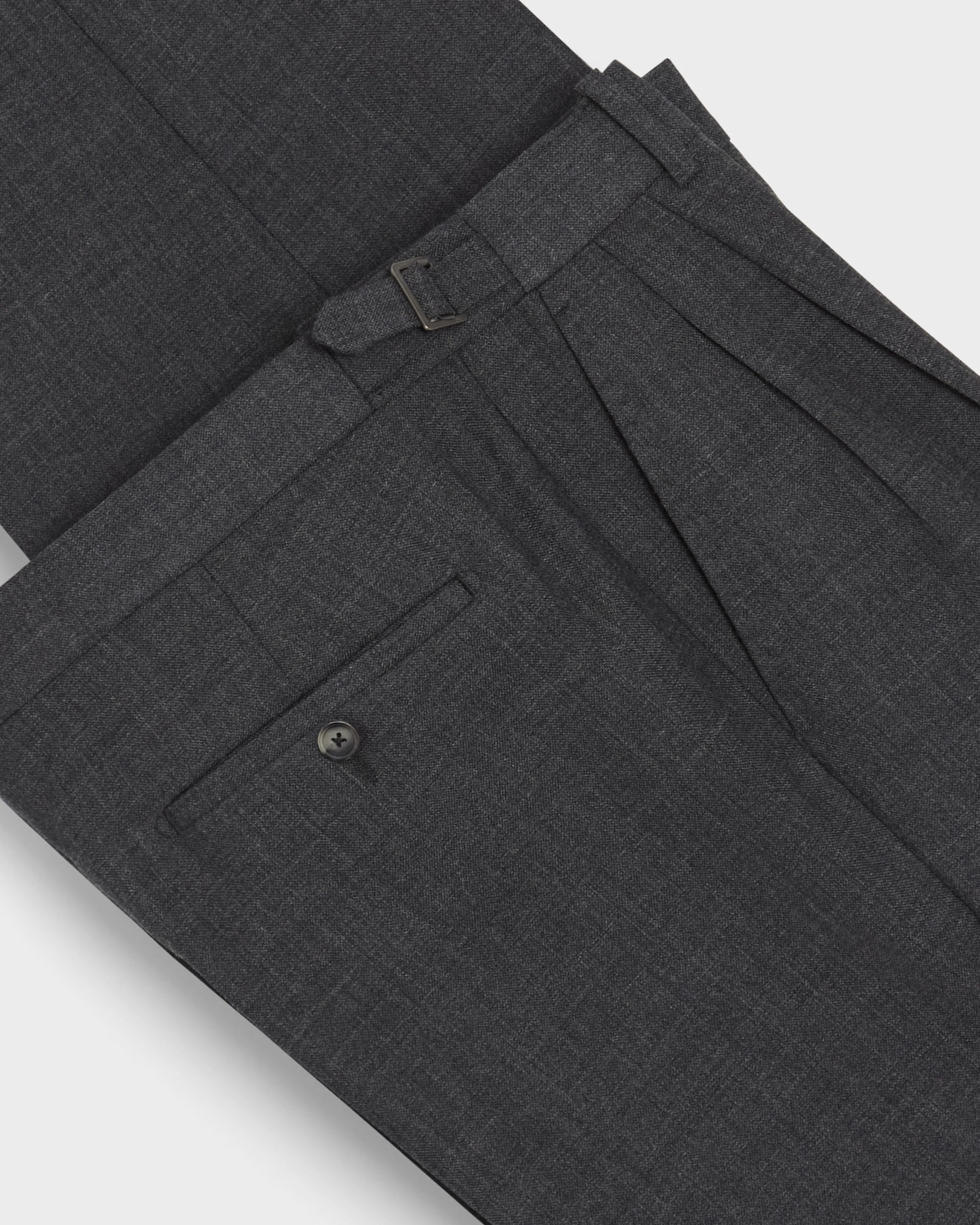 August High Twist Wool Trousers - Mid Grey sold by Berg & Berg product image thumbnail 2