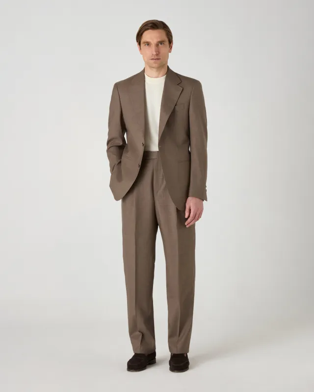 Dag Twill Suit - Taupe made by Berg & Berg