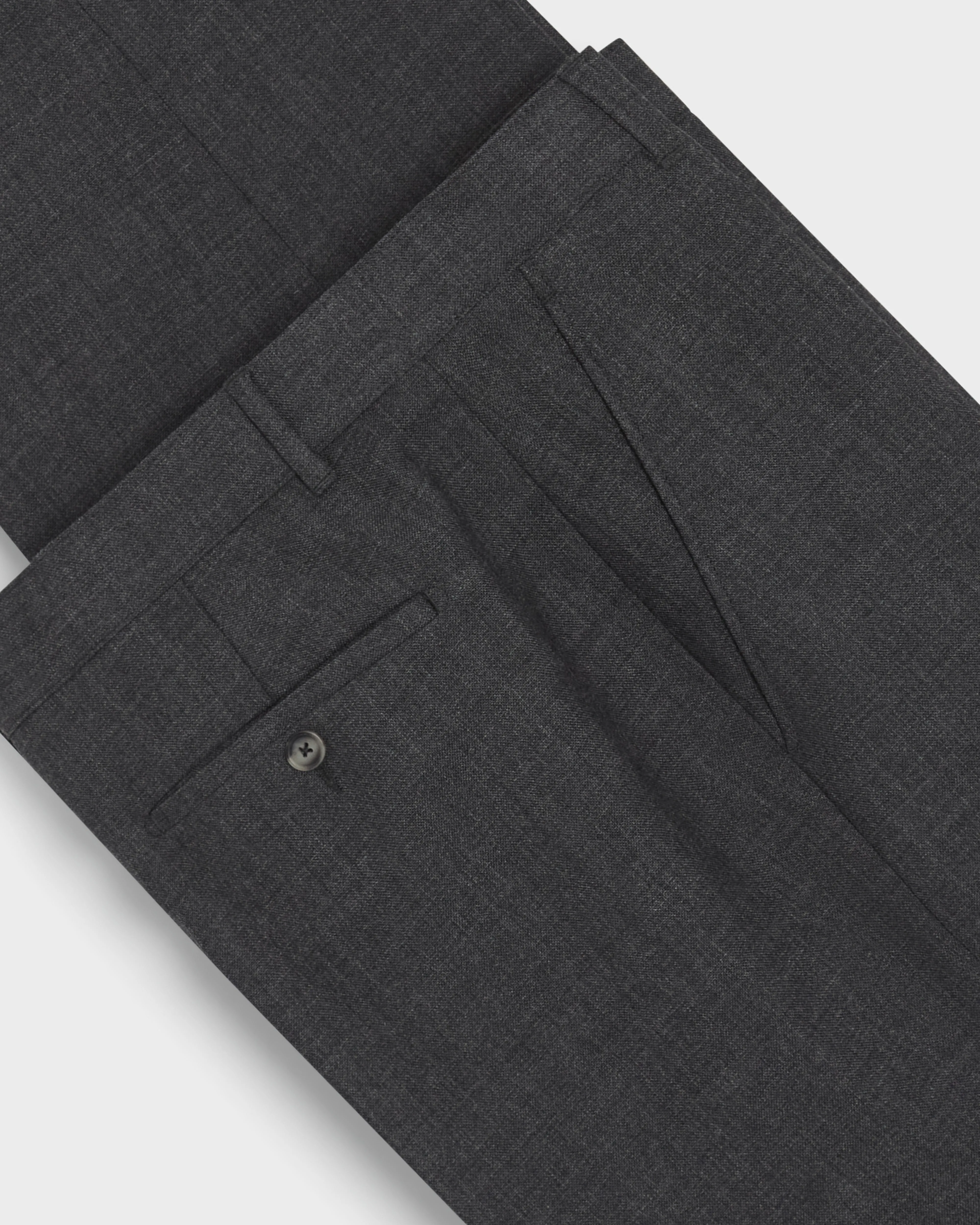 Alfredo High Twist Wool Trousers - Mid Grey sold by Berg & Berg product image thumbnail 5