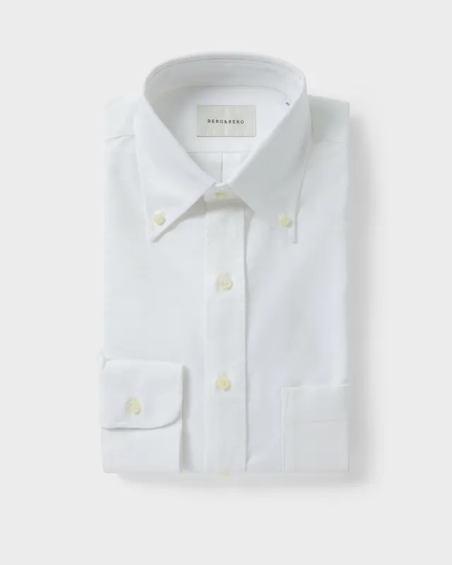 Ferdinand Oxford Button Down Shirt - White made by Berg & Berg